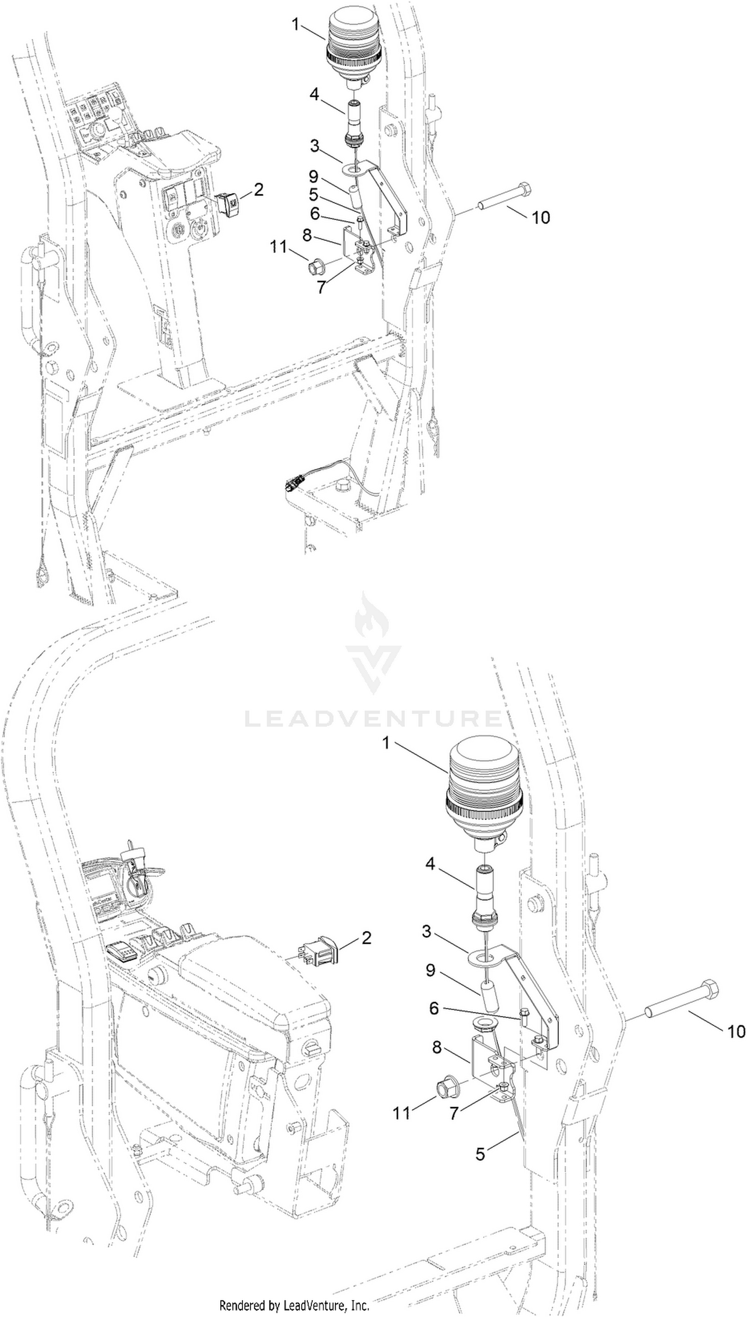Flashing Beacon Kit Assembly