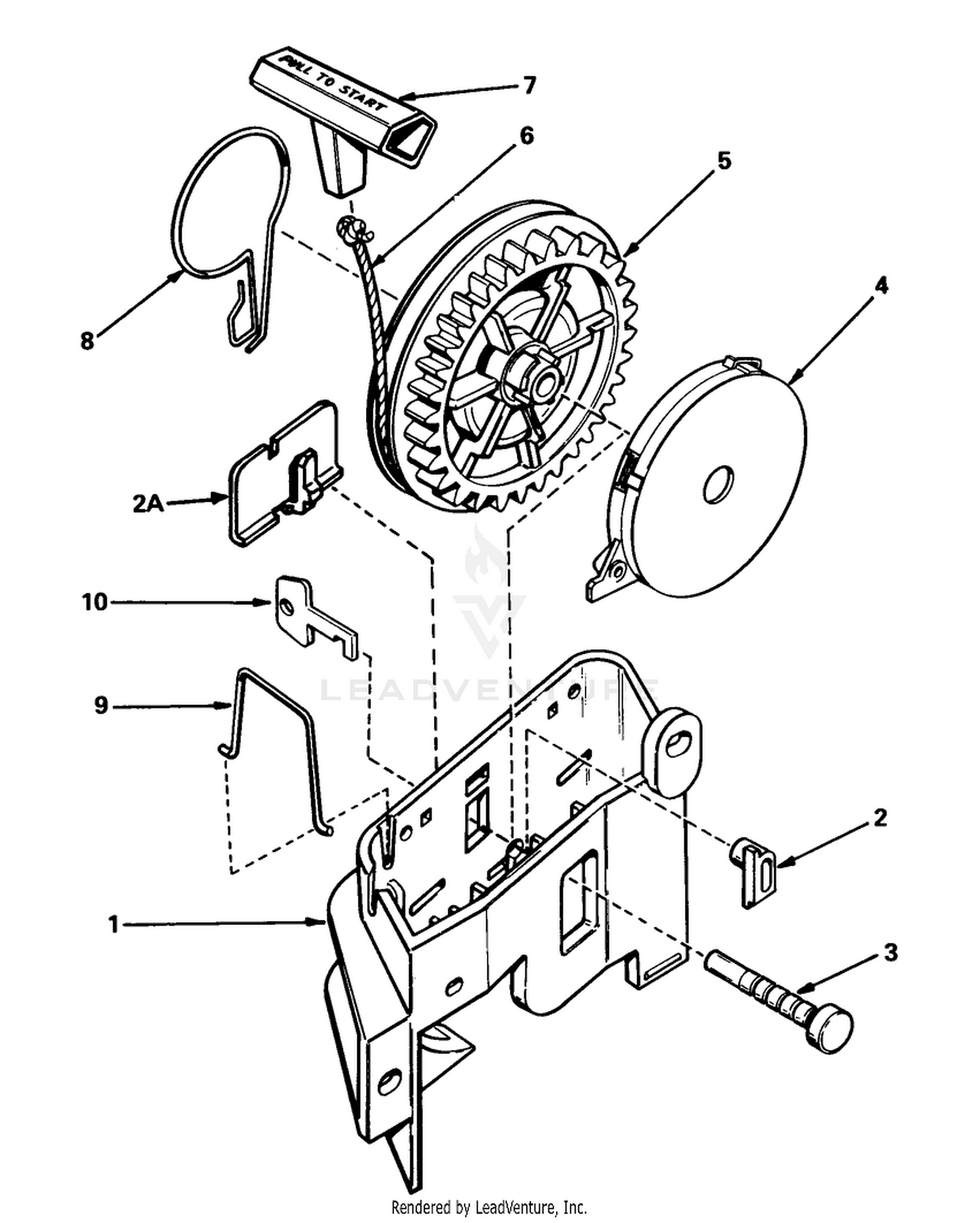 Rewind Starter No. 590531
