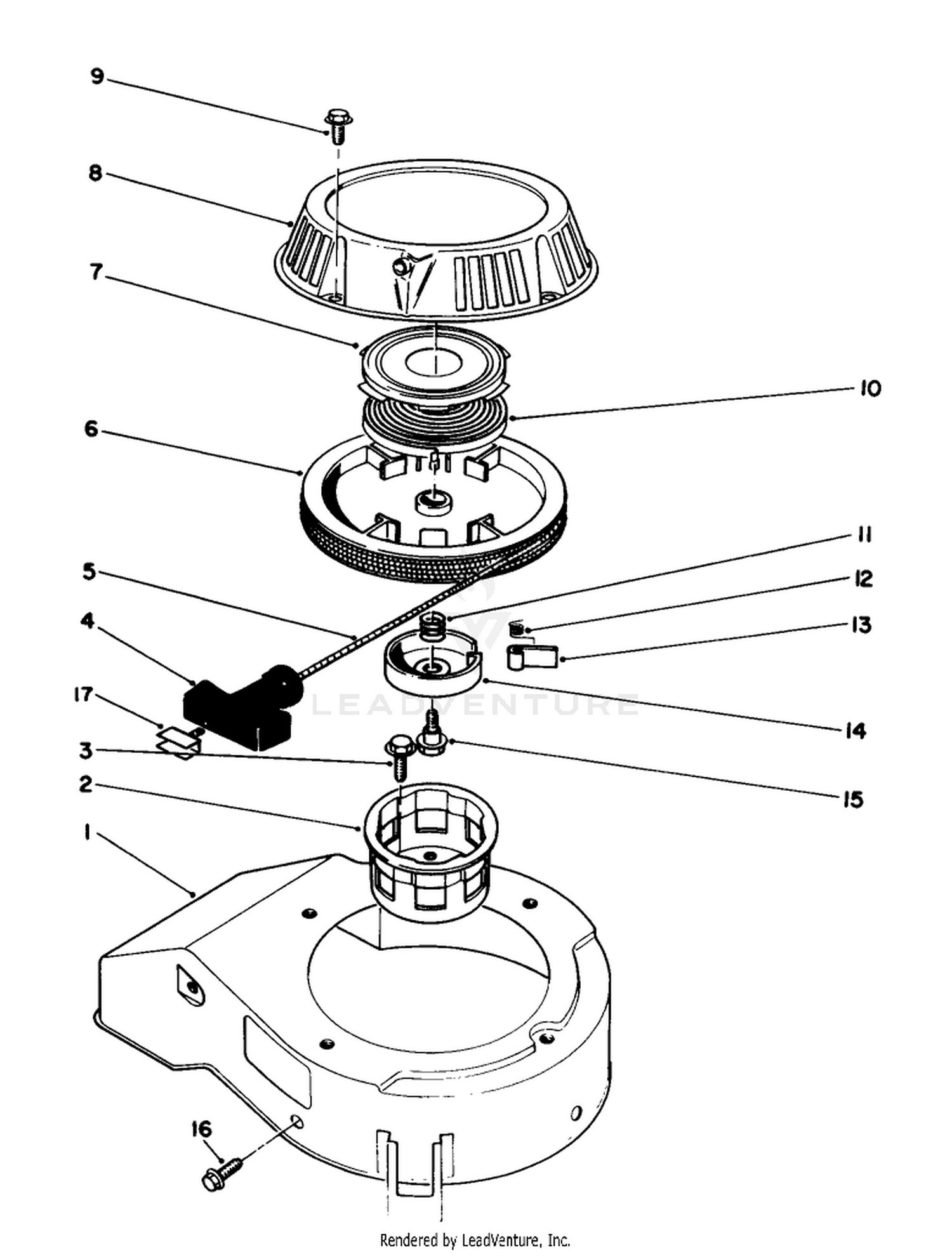 Recoil Assembly (engine No. 47pj8)