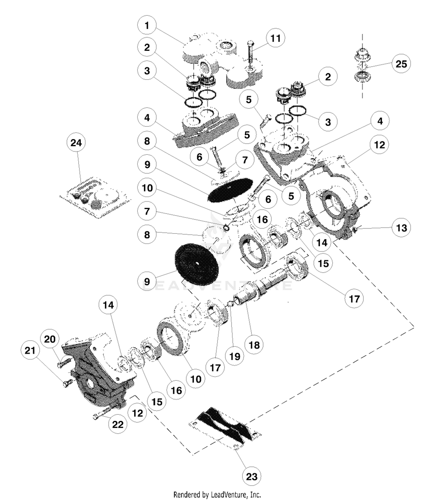 PUMP ASSEMBLY (100-6637)