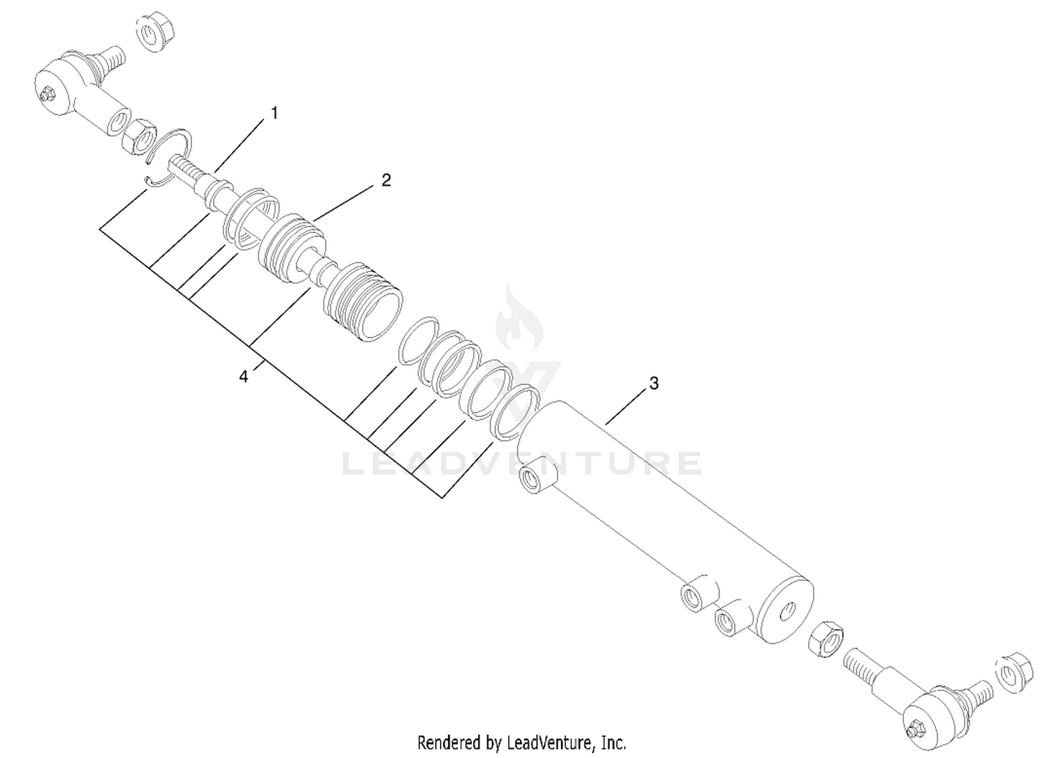 Hydraulic Cylinder Assembly No. 86-2190