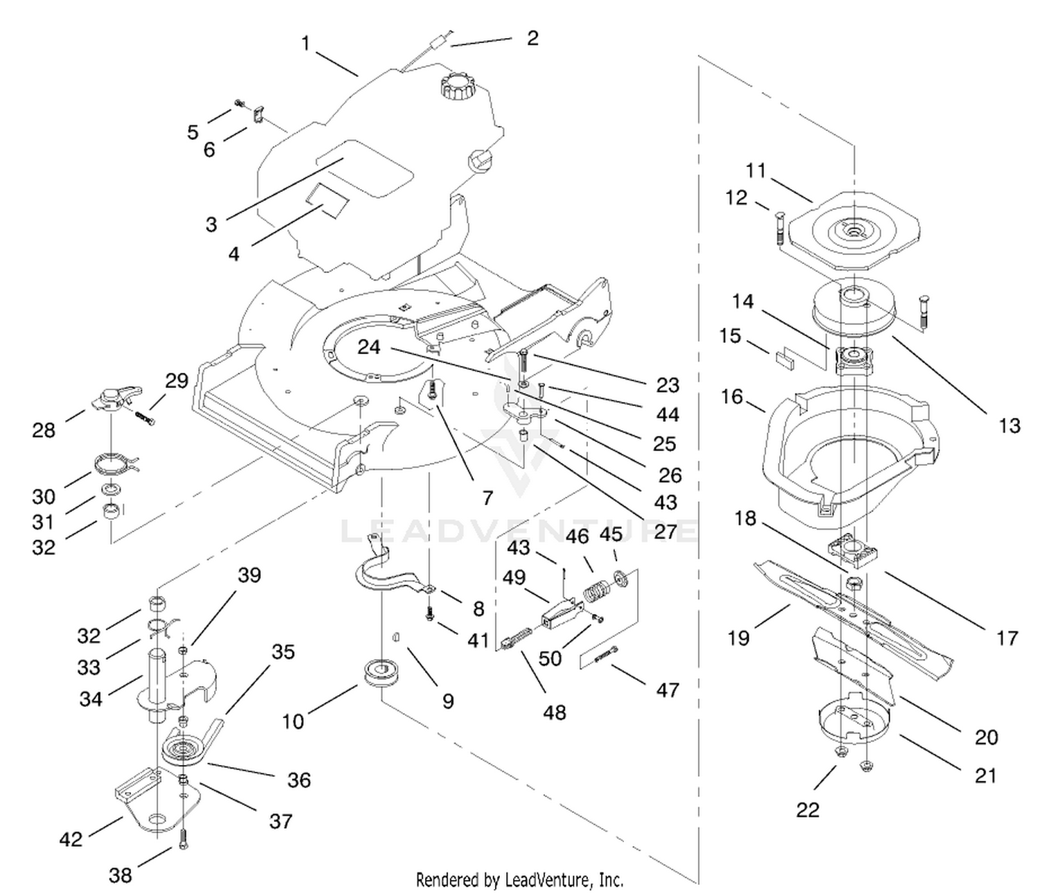 Blade Brake Clutch Assembly