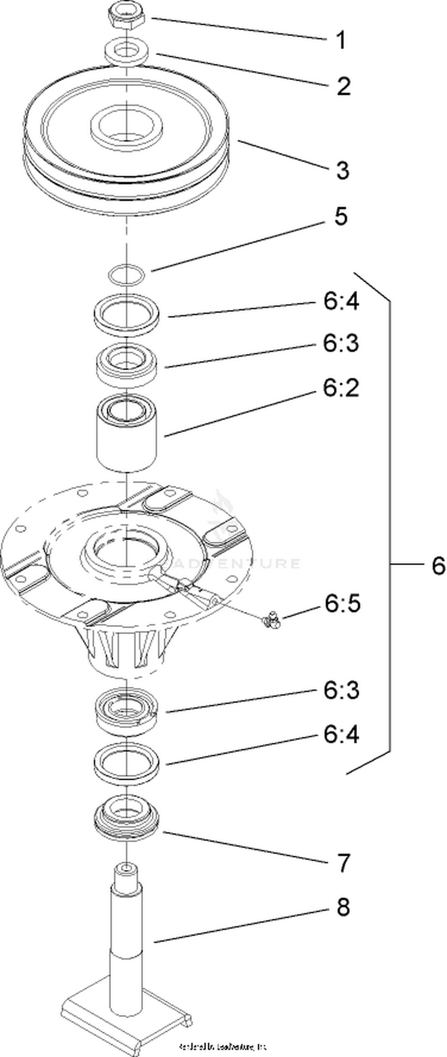 Spindle Assembly No. 110-6381