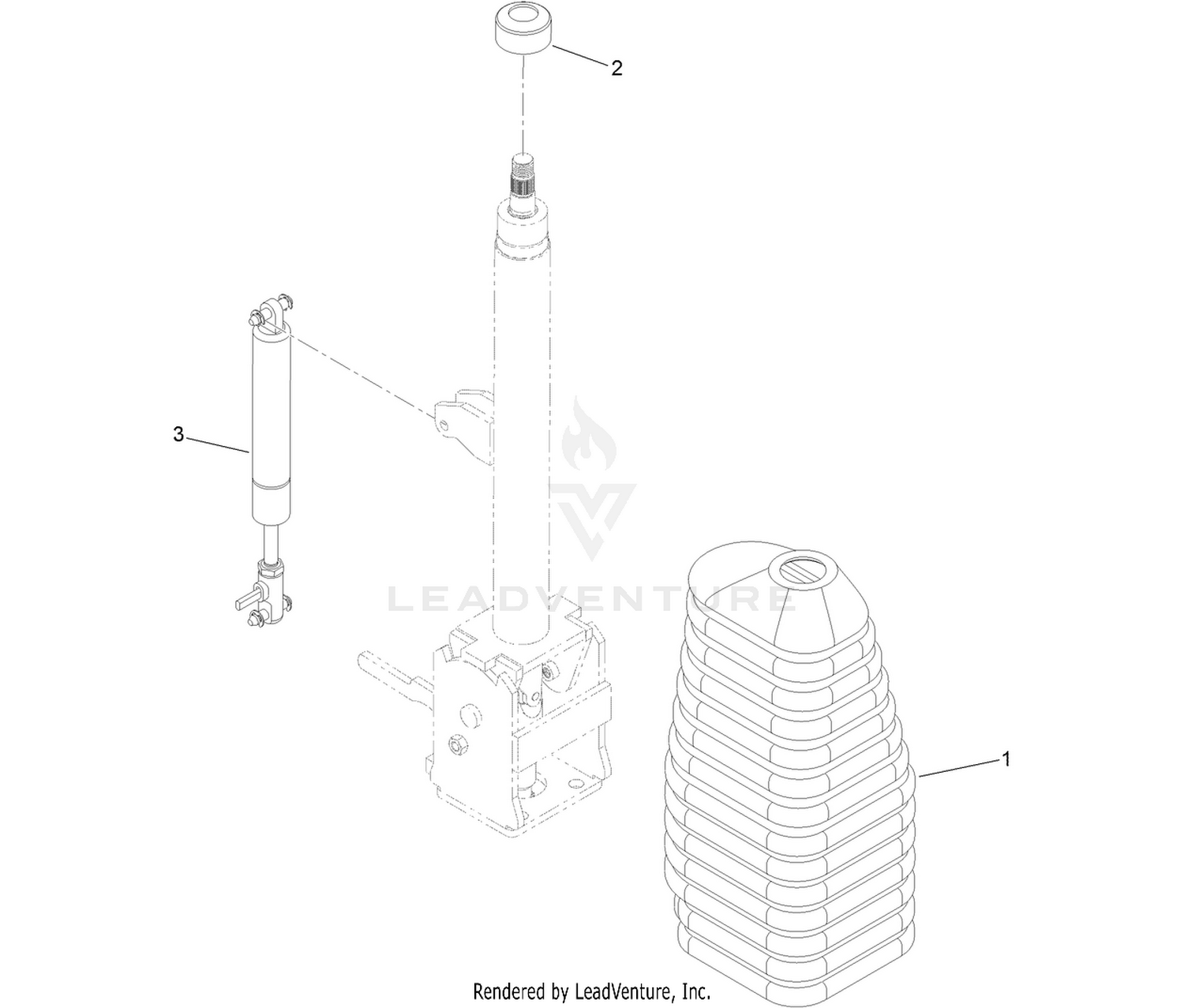 Steering Column Assembly No. 132-1307
