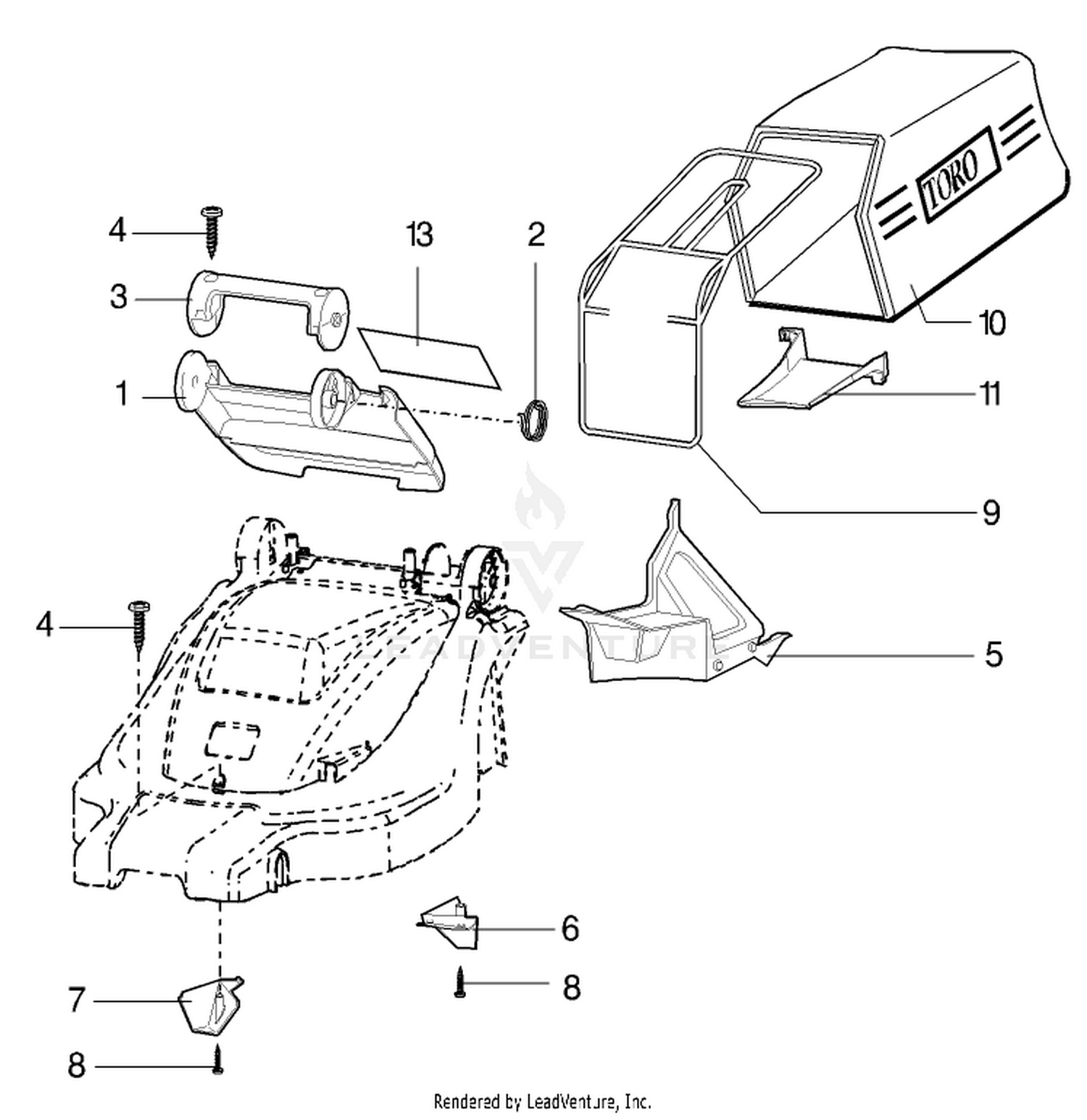 Bag  Recycling Parts Model-No. 21060, 21061