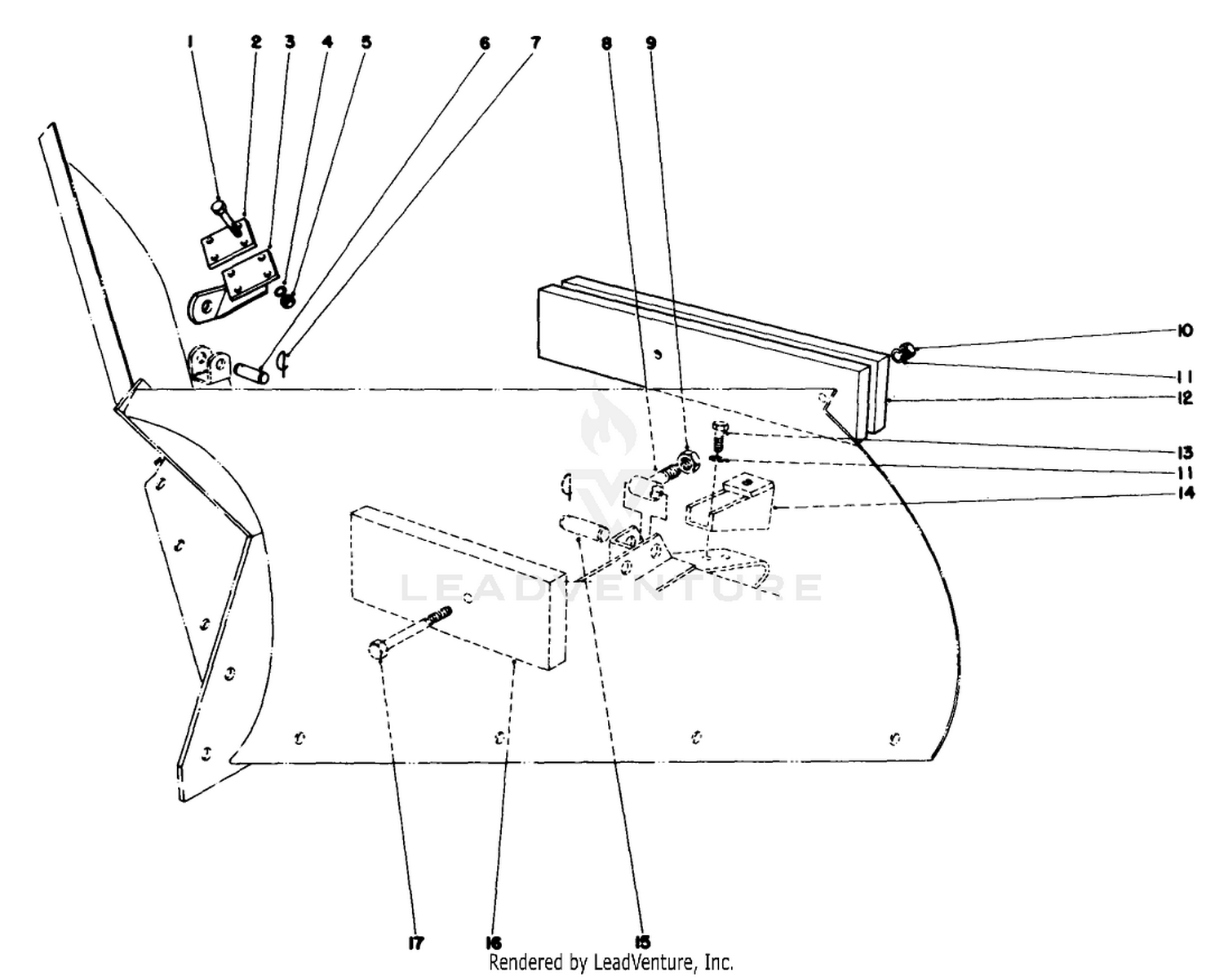 V-Plow Installation Kit Model No. 30757 (optional)