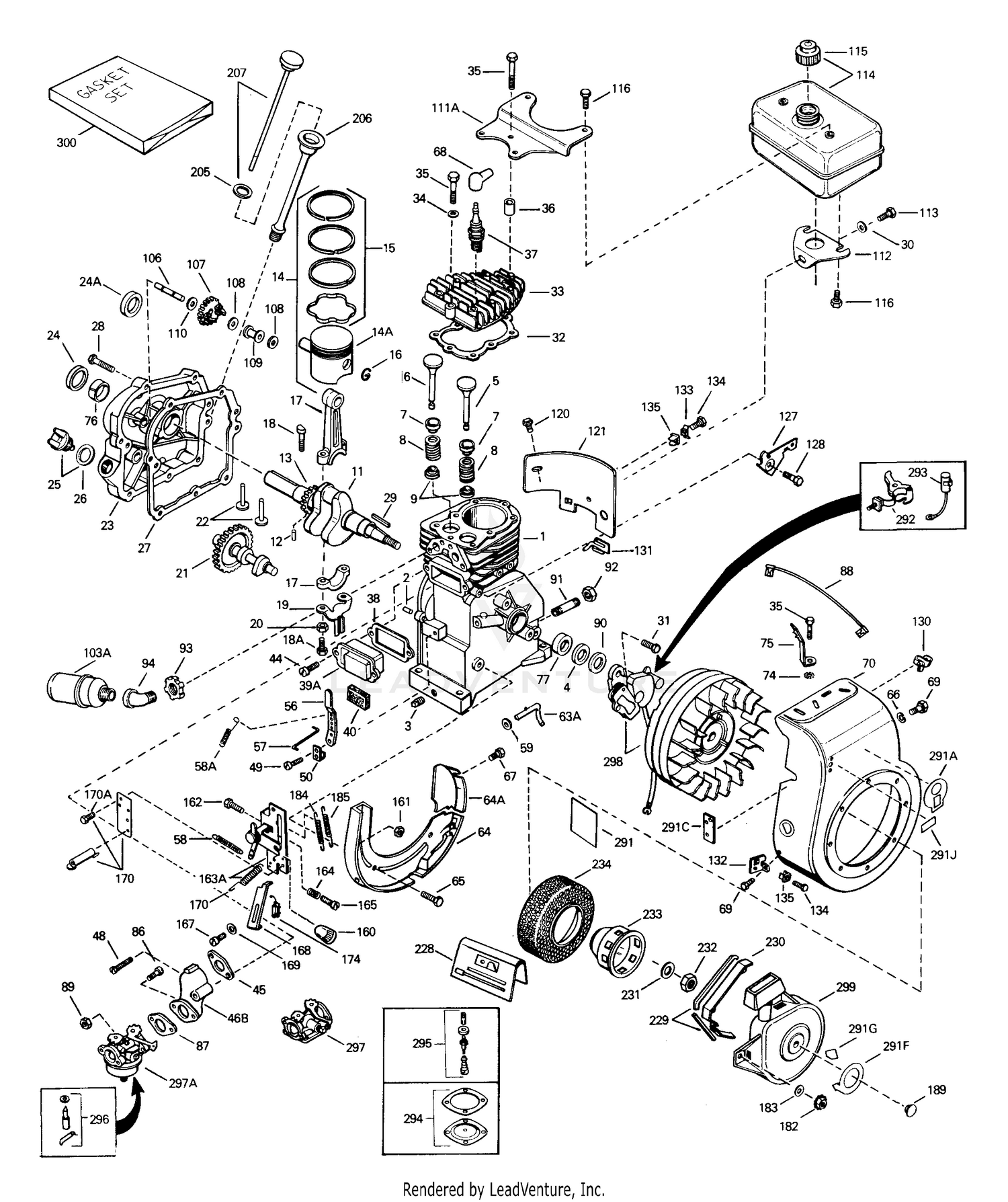 Tecumseh lawn best sale mower parts