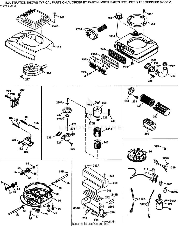 Tecumseh TVS11561622B 4Cycle Vertical TVS PartsWarehouse