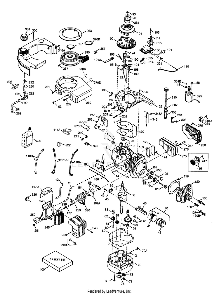 Tecumseh VLV60-502072D 4-Cycle Vertical V70-VTX | Partswarehouse