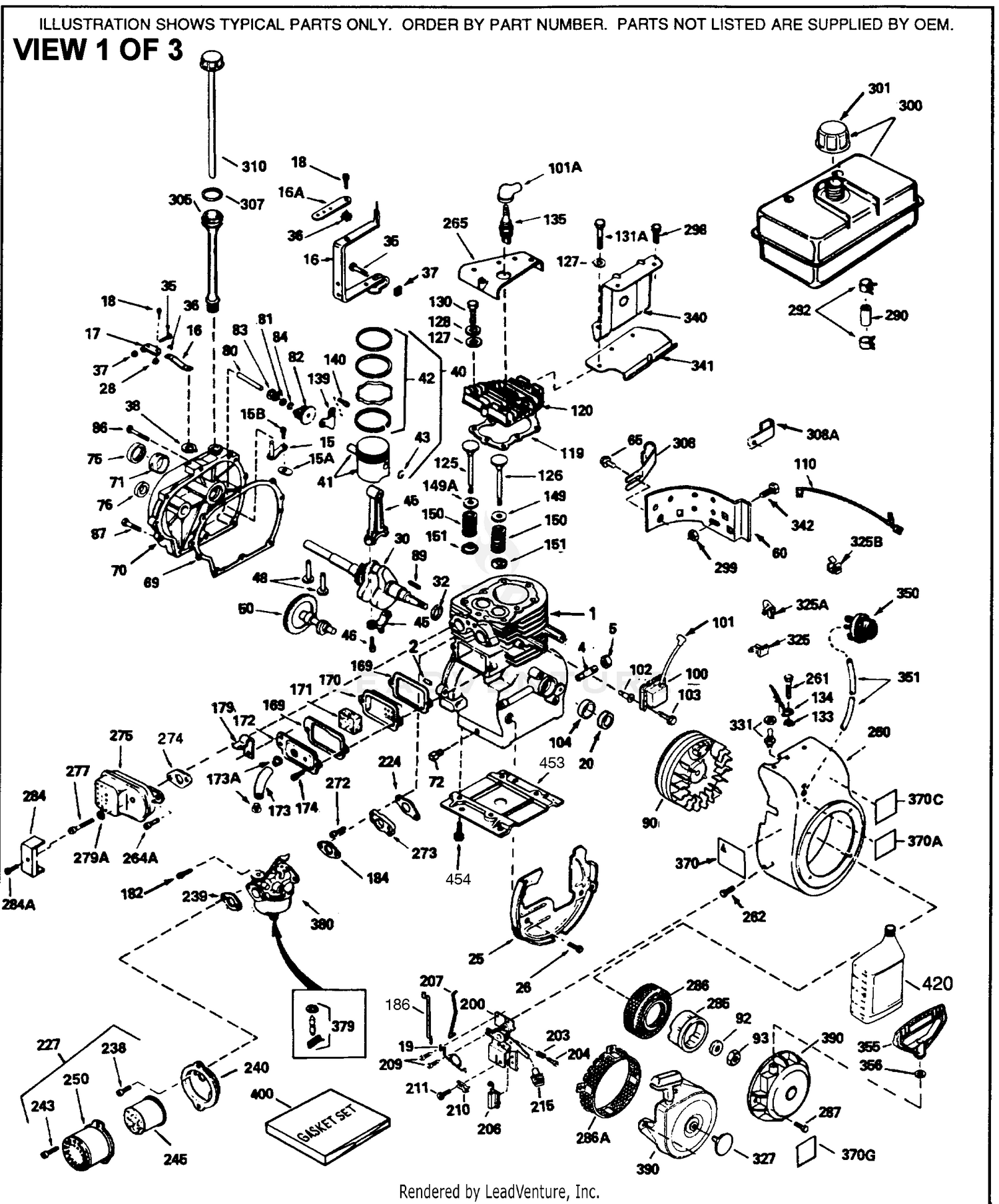 Engine Parts List #1