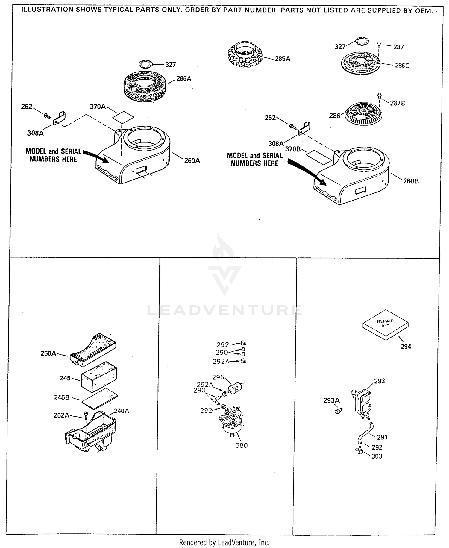 Engine Parts List #2