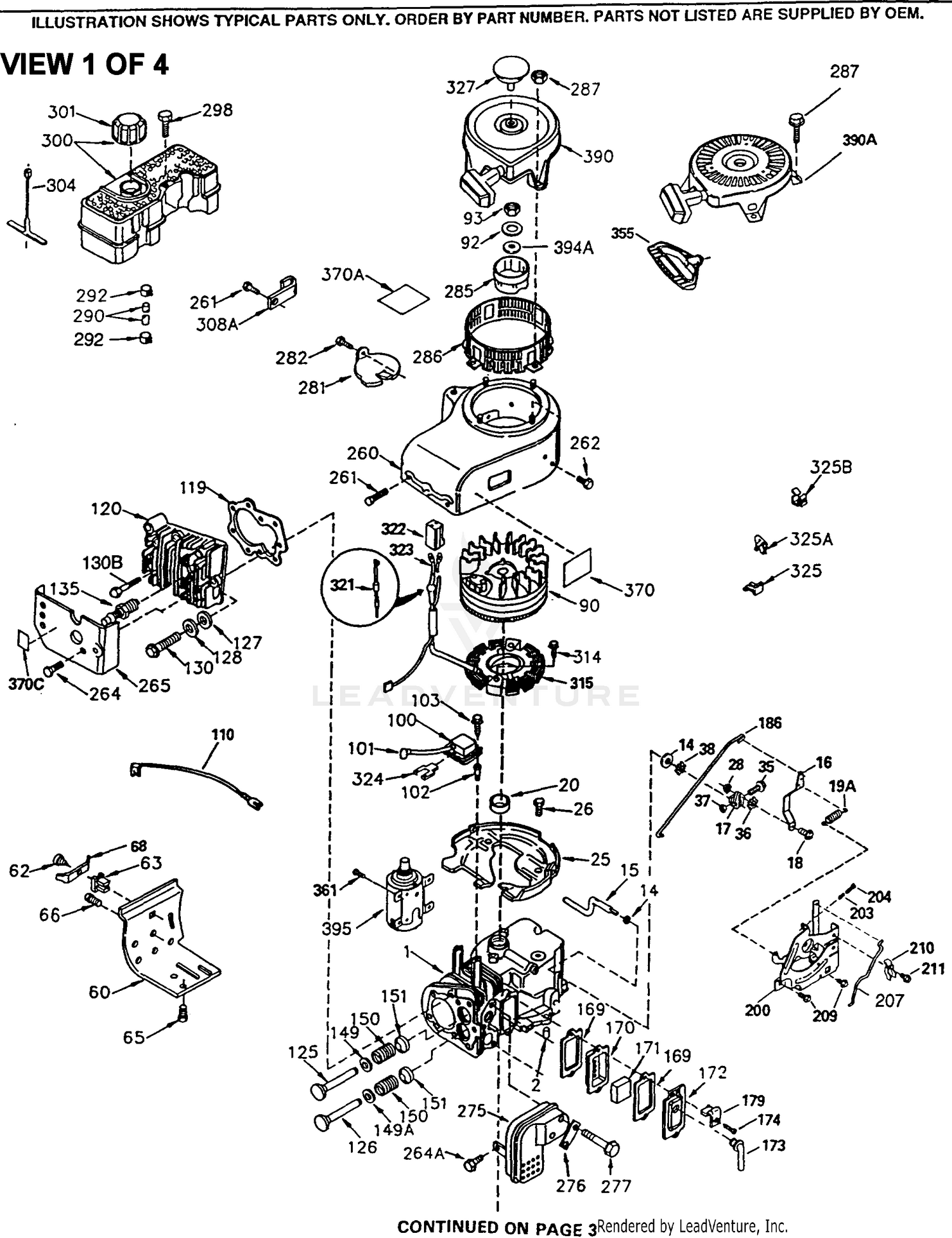 Engine Parts List #1