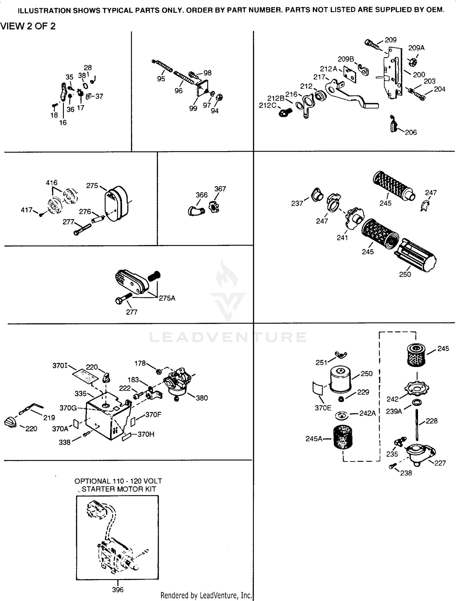Engine Parts List #2