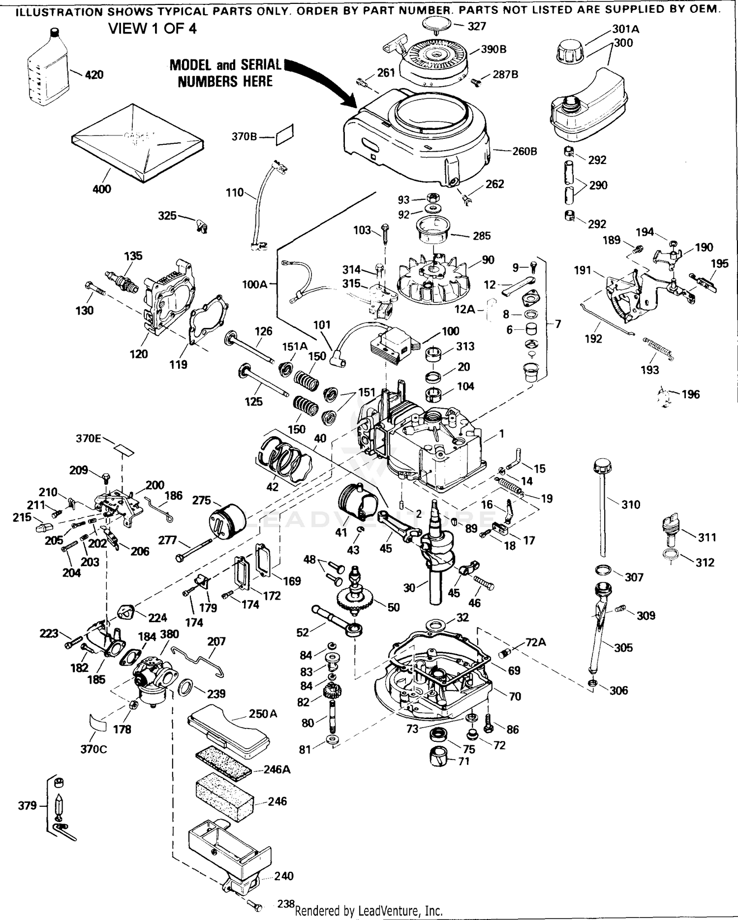 Engine Parts List #1