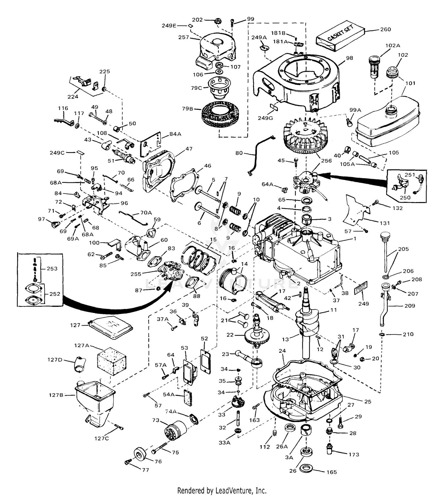 Engine Parts List #1