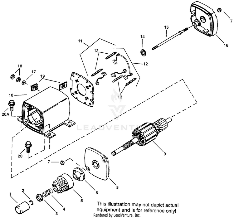 Tecumseh ES12433835 Starter Partswarehouse