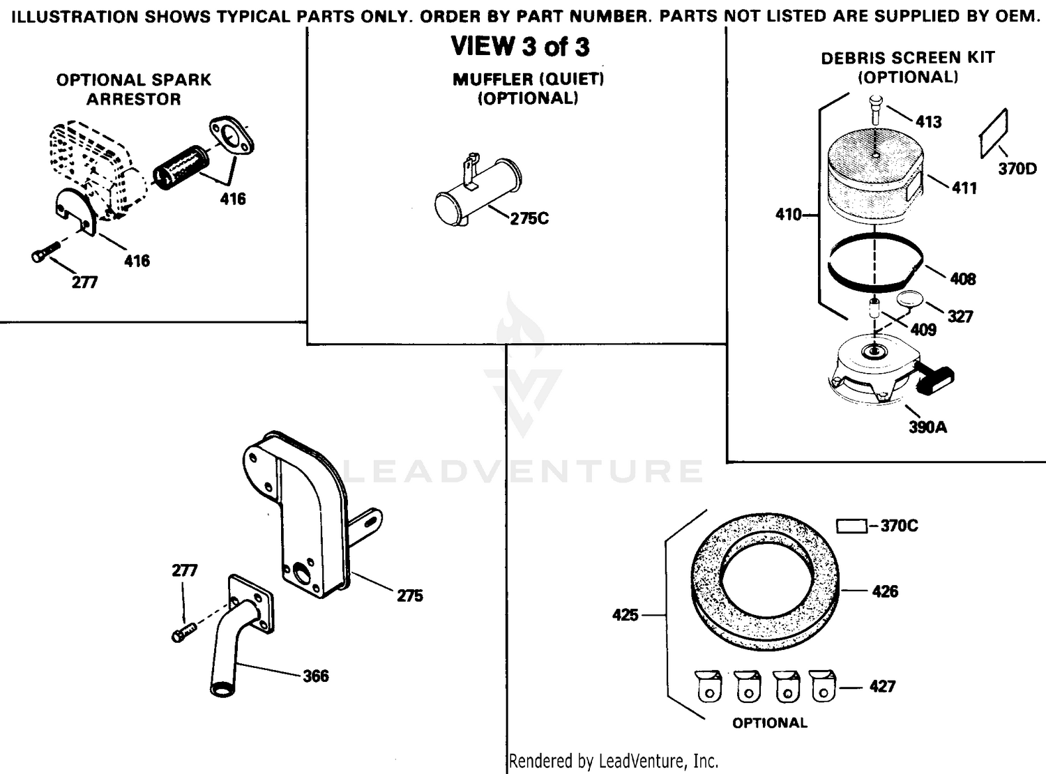 Engine Parts List #3