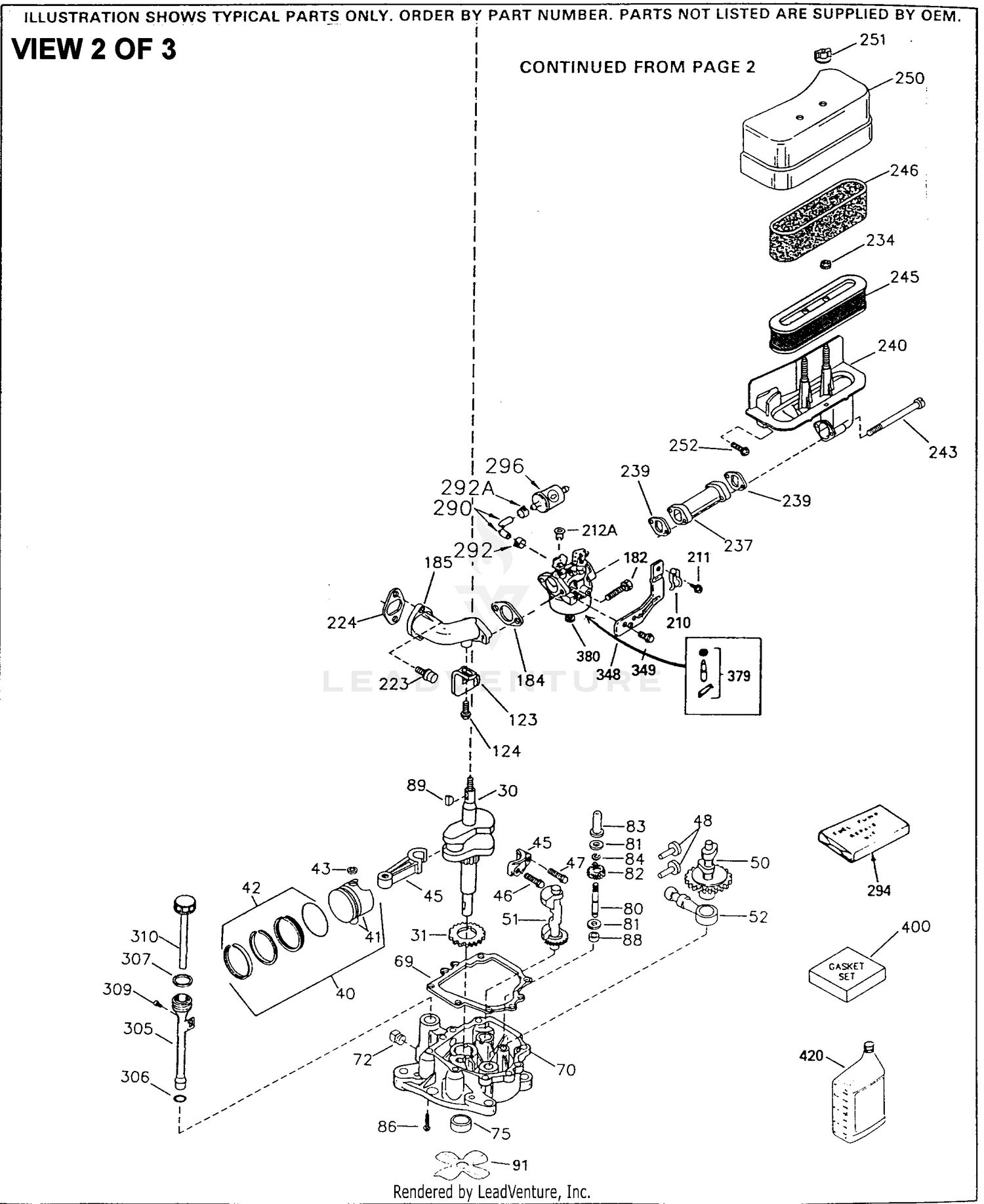 Engine Parts List #2