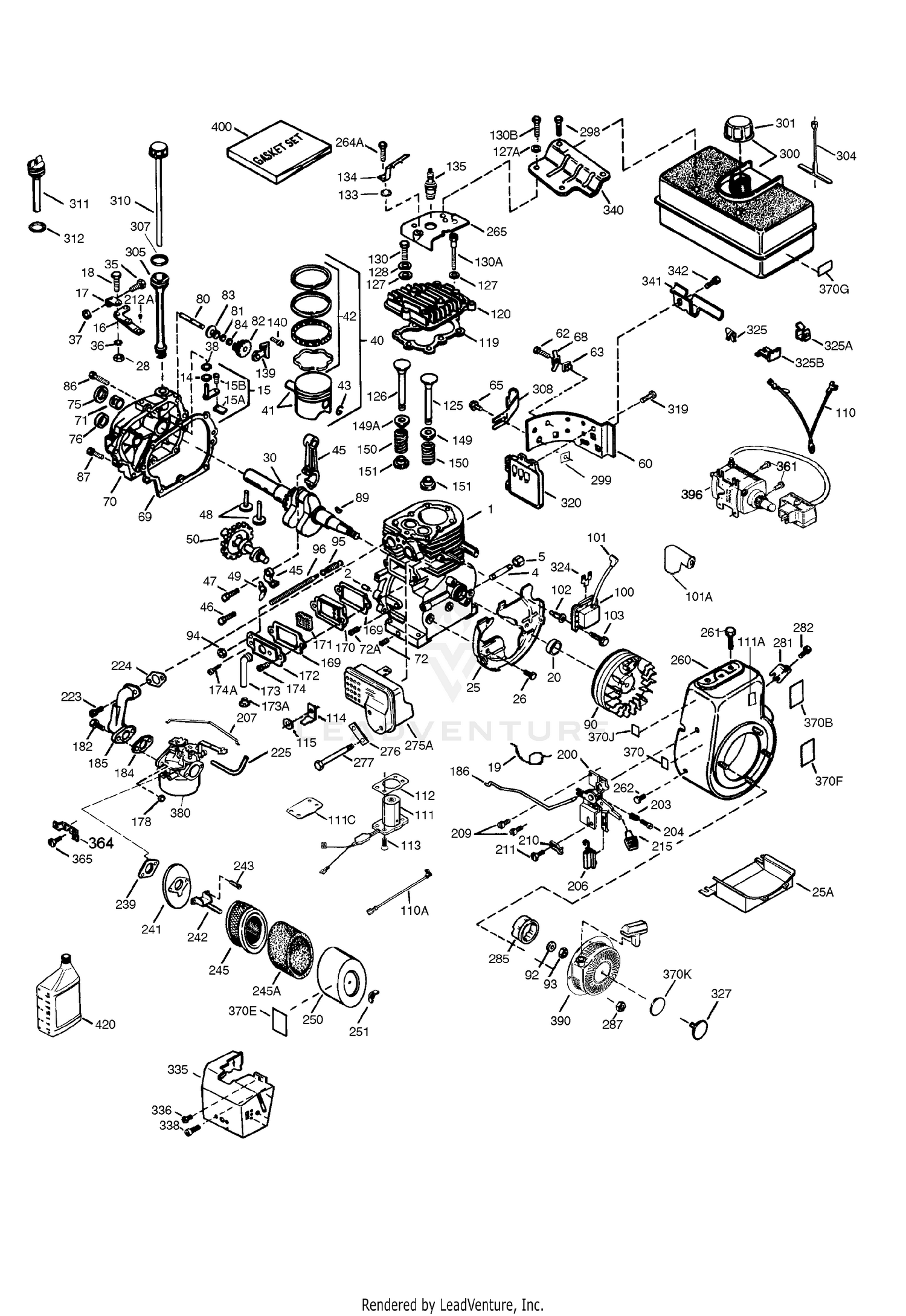 Engine Parts List #HM80RS1