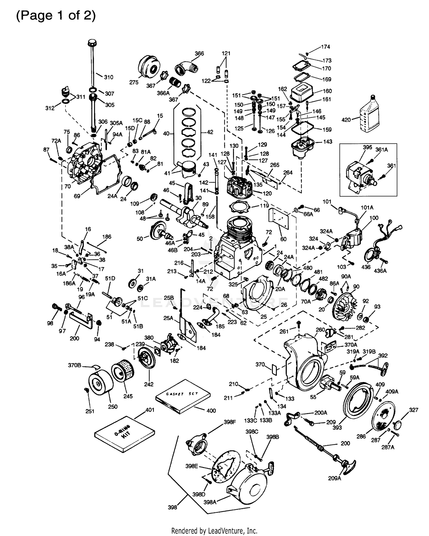 Engine Parts List #1