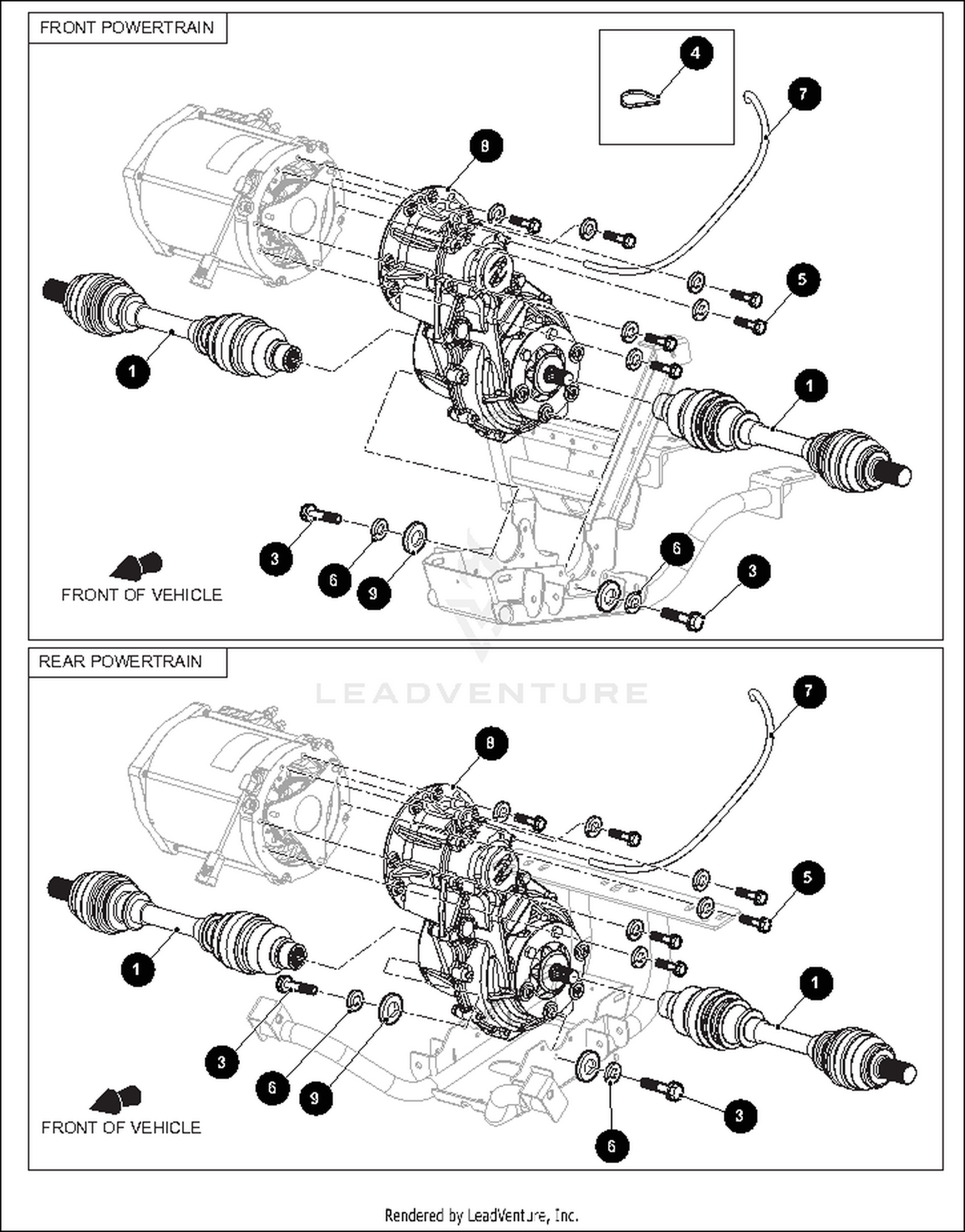 FRONT & REAR AXLE-1
