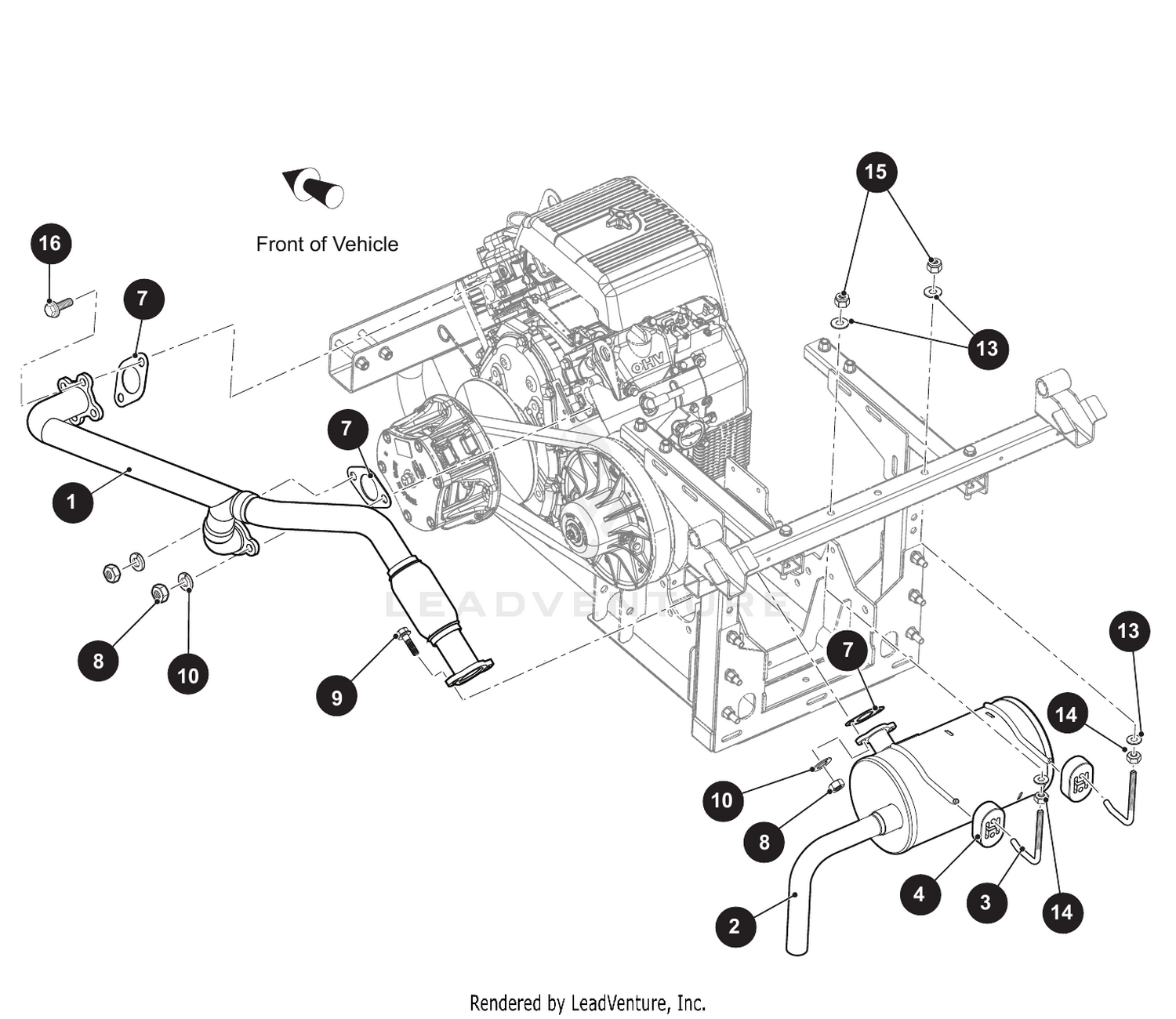 ENGINE MUFFLER