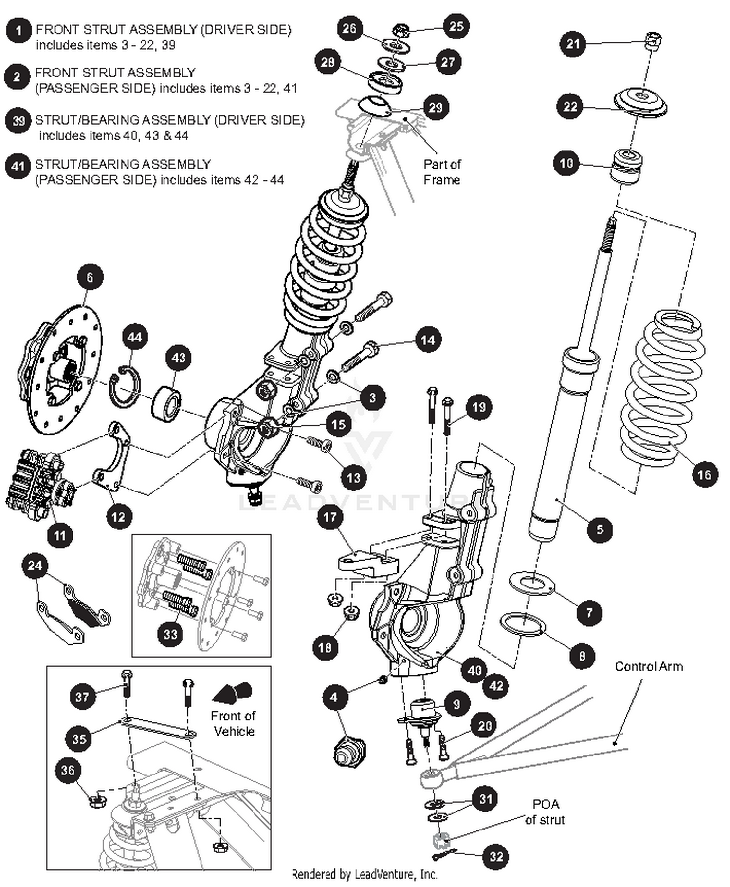FRONT SUSPENSION AND STEERING - 2