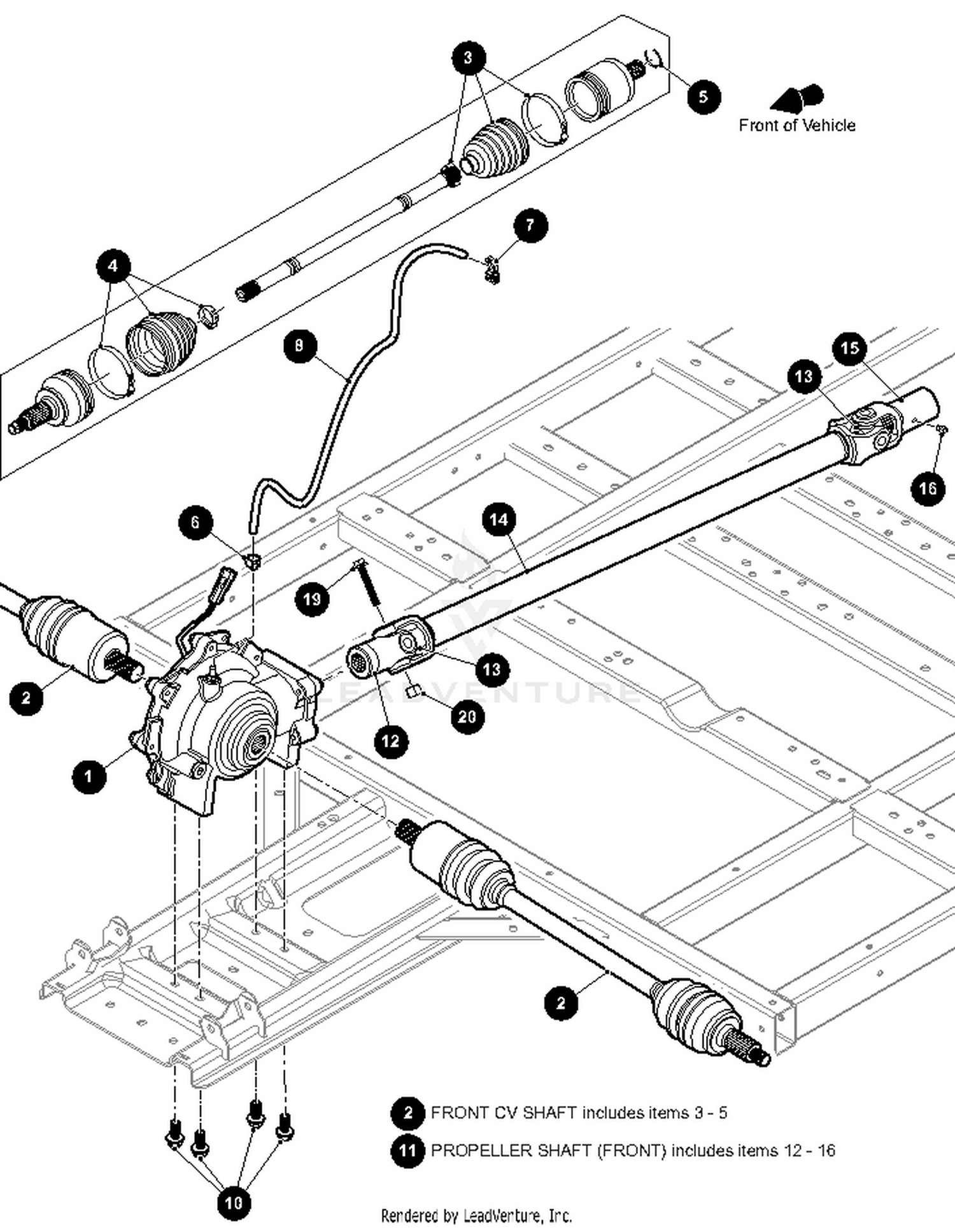 DRIVETRAIN - FRONT