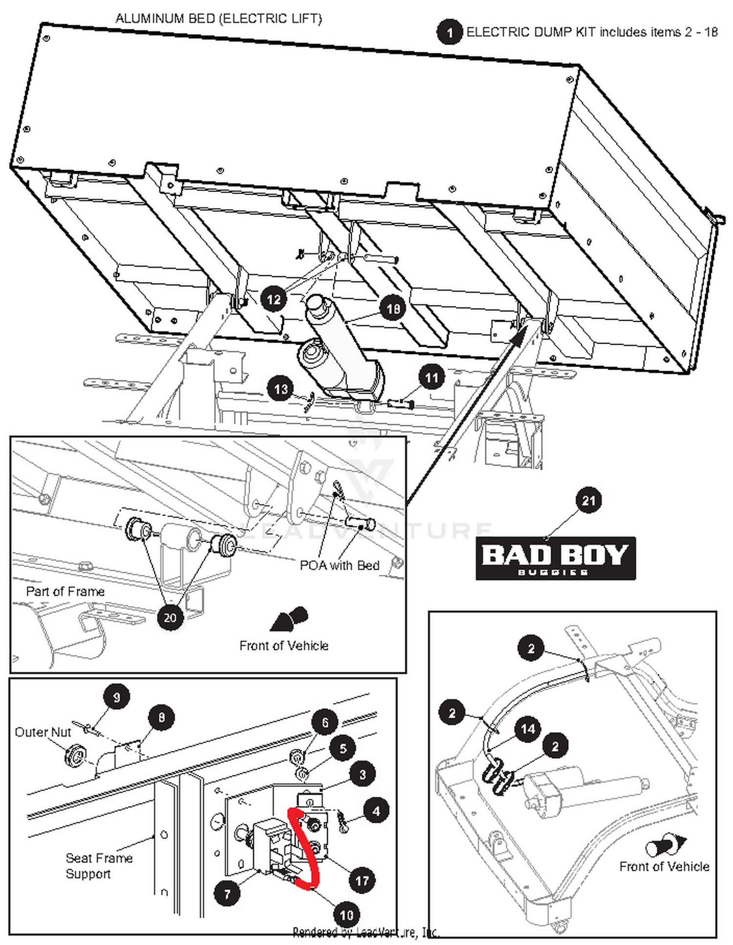 TRUCK BED  - METAL