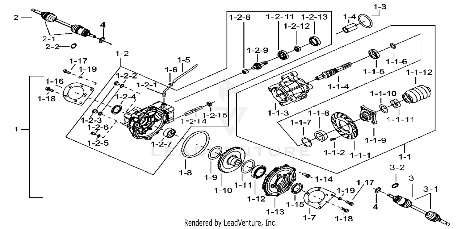 READ DIFFERENTIAL ASSY