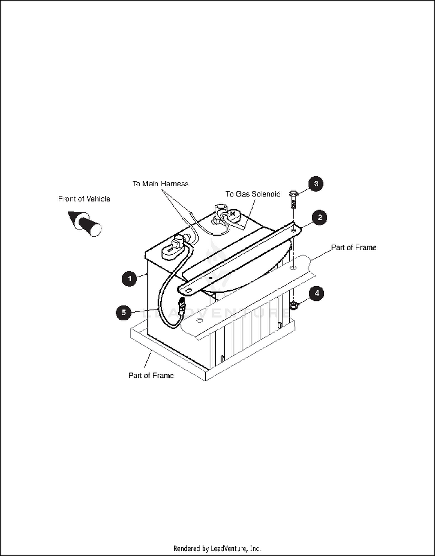 BATTERY SYSTEM - GAS POWERTRAIN