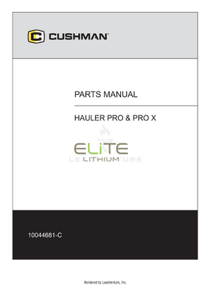 Hauler Pro/Pro-X ELiTE, Mid Model Year 2023 - Current II 10044681 ll