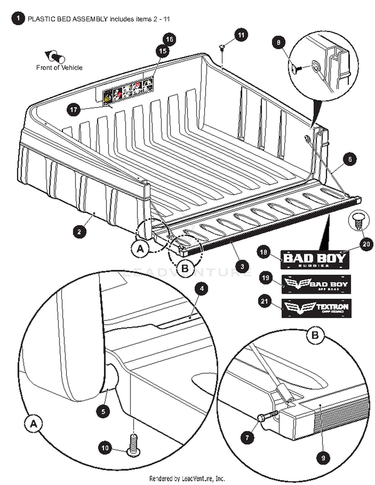 TRUCK BED PLASTIC - 1