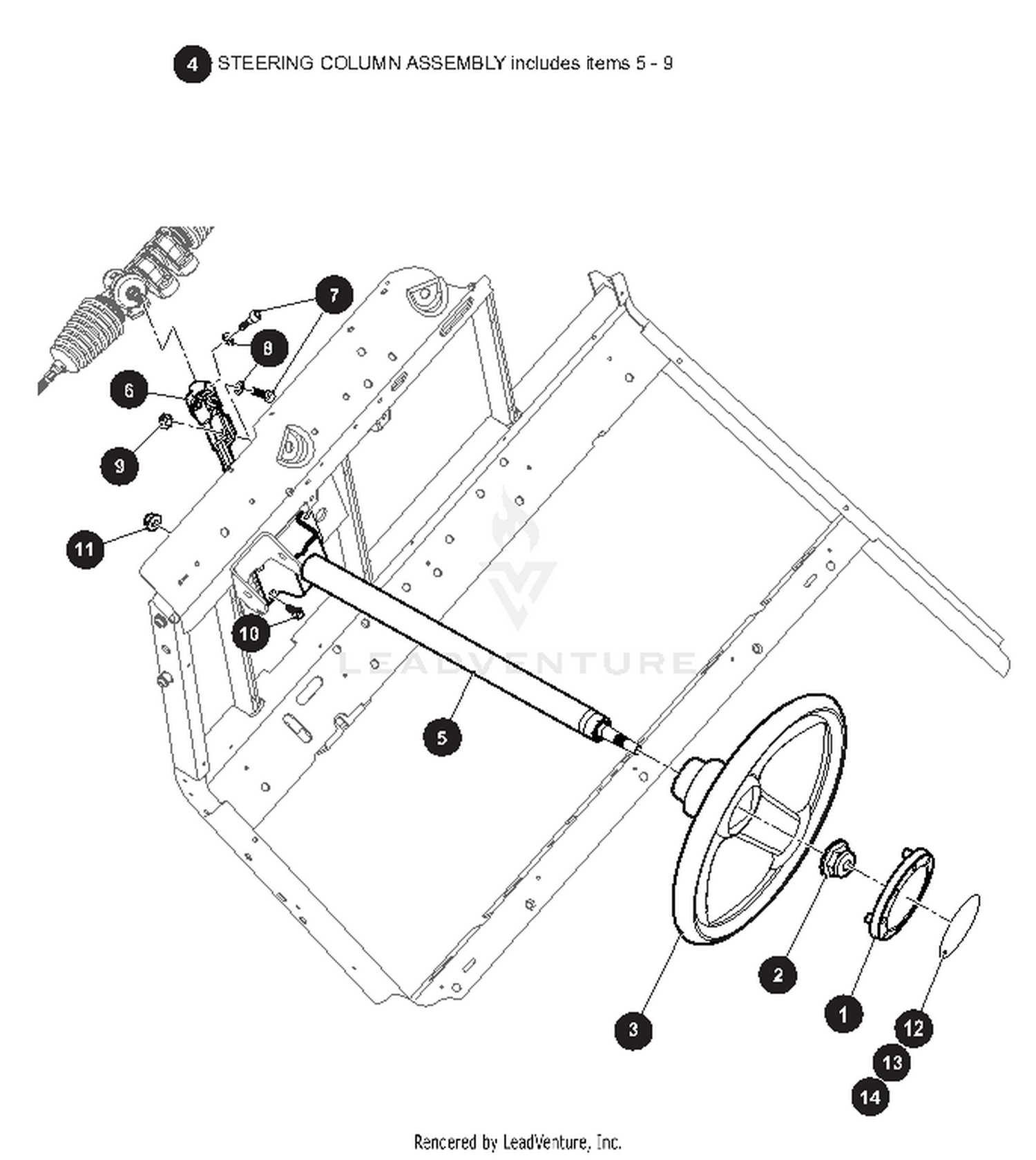FRONT SUSPENSION AND STEERING - 3