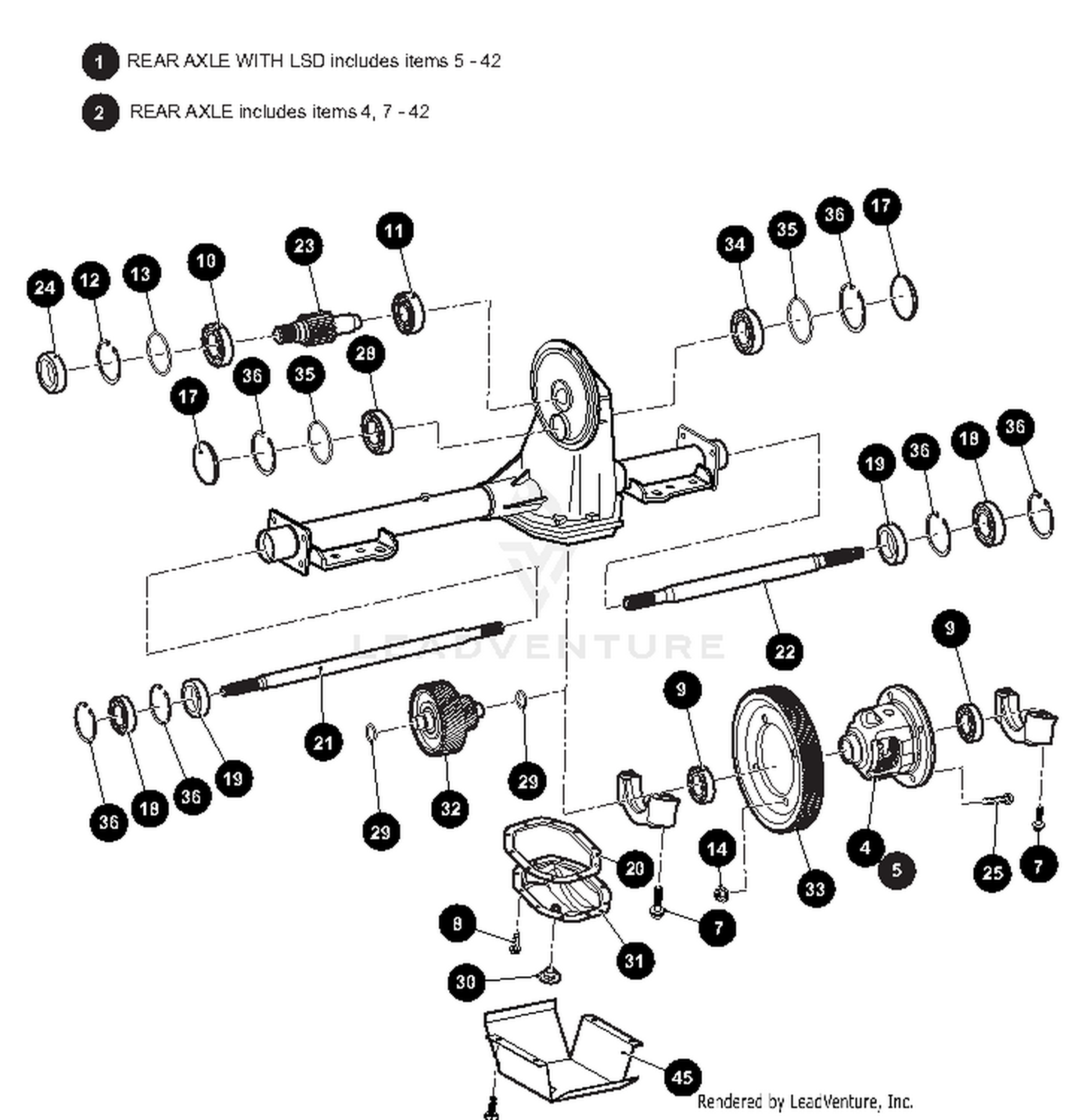 REAR AXLE