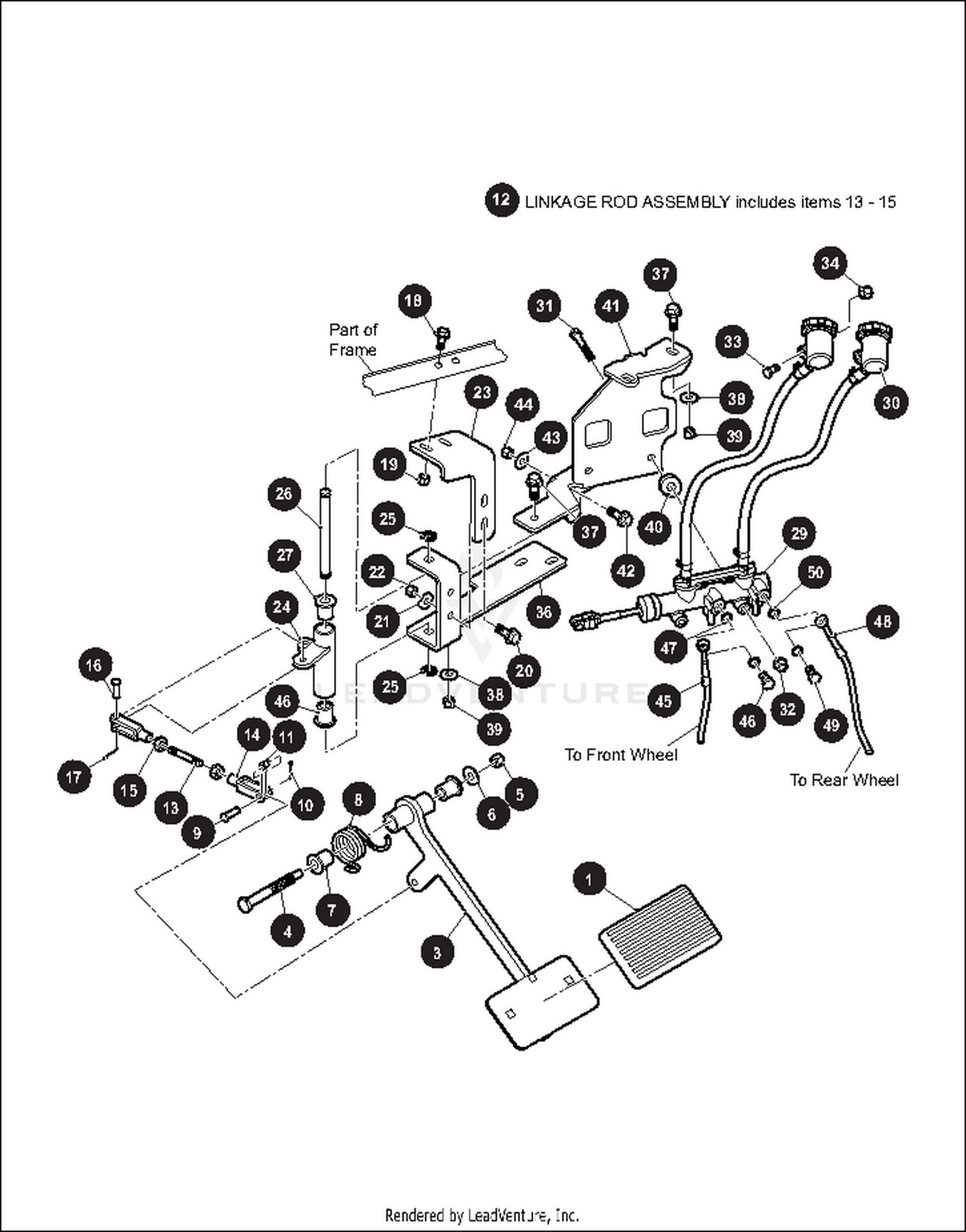 BRAKES - BRAKE PEDAL & MASTER CYLINDER