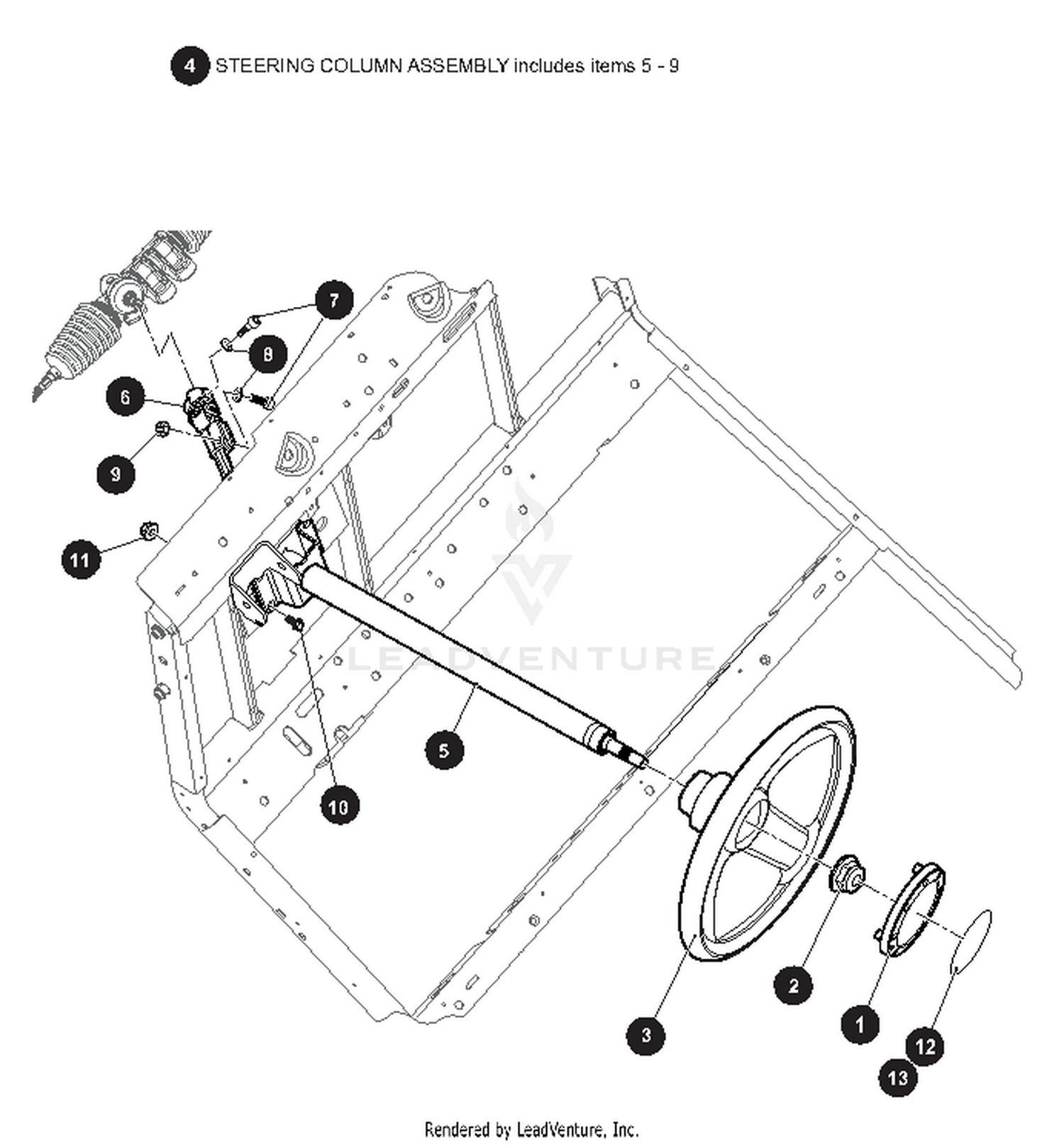 FRONT SUSPENSION & STEERING 3