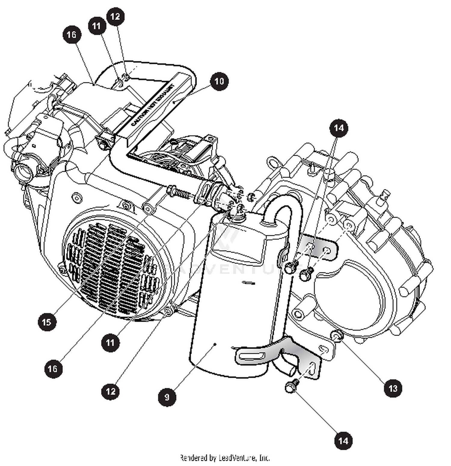 ENGINE AND MUFFLER 2