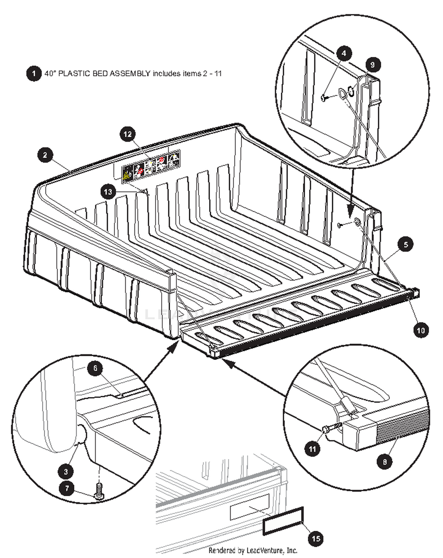 TRUCK BED - PLASTIC