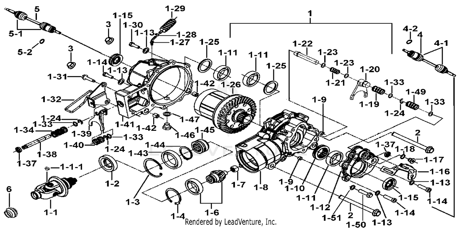 FRONT DIFFERENTIAL ASSY.