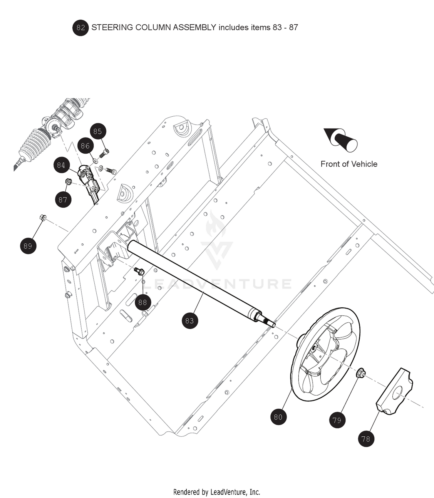 FRONT SUSPENSION AND STEERING Tab4