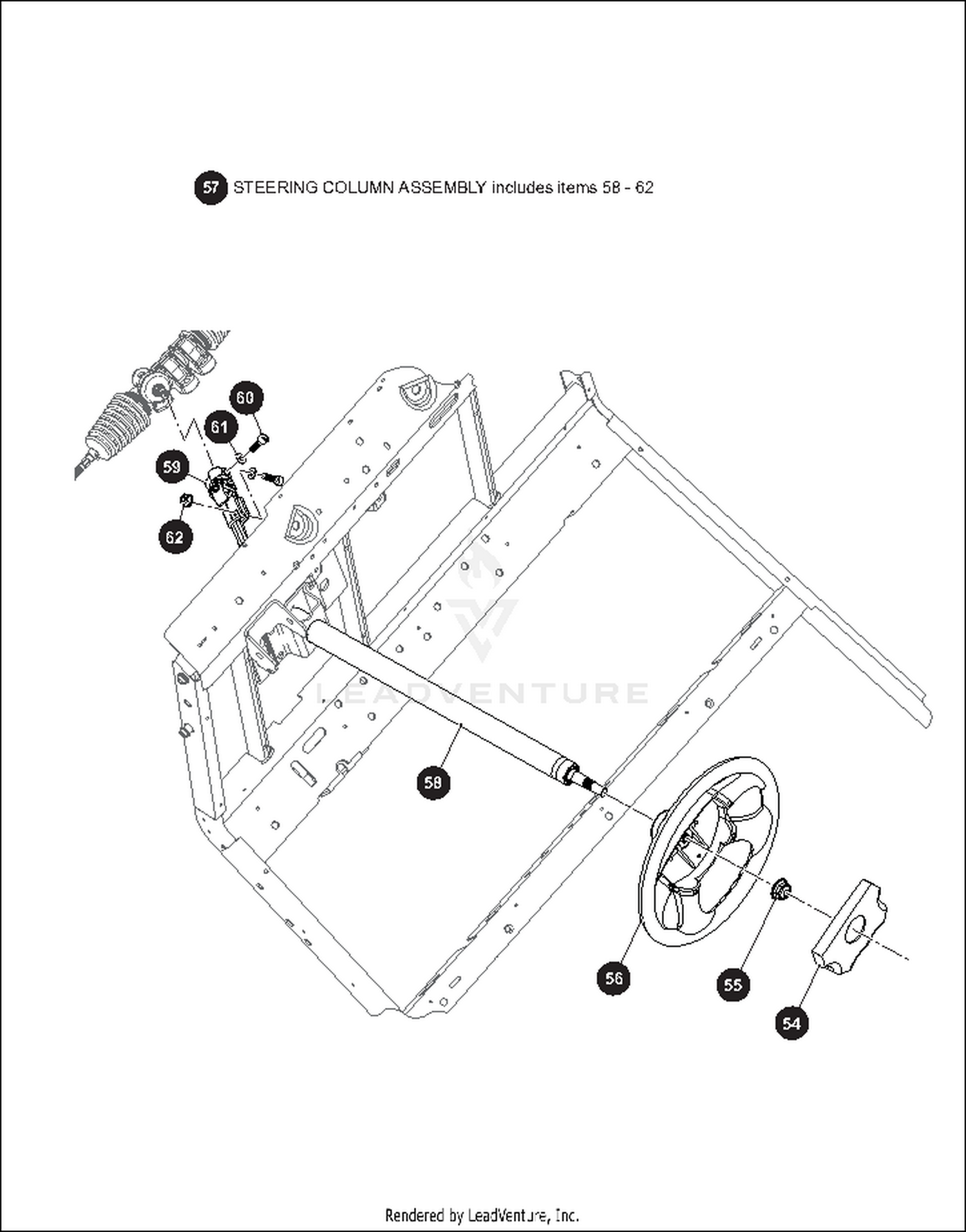FRONT SUSPENSION AND STEERING Tab3
