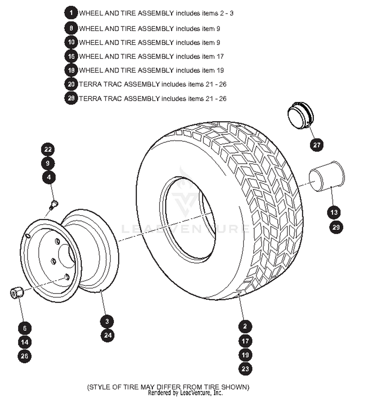 WHEELS AND TIRES