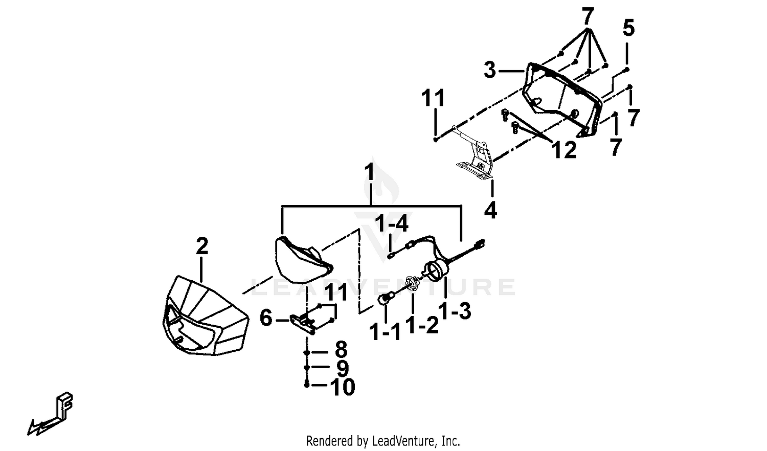 HEAD LAMP ASSY