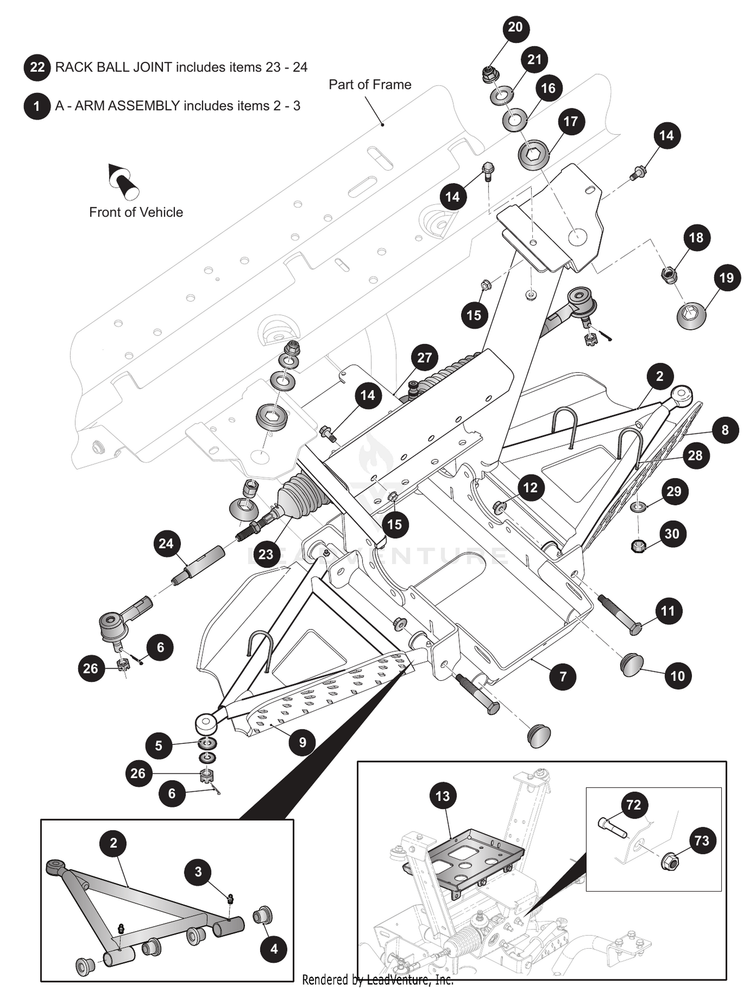 FRONT SUSPENSION AND STEERING-1