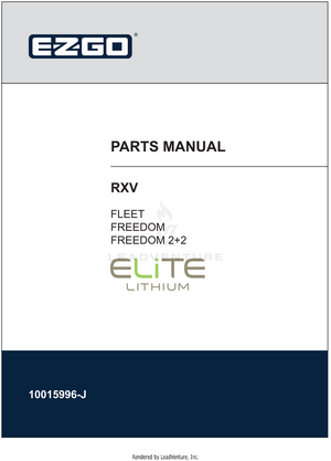 Elec RXV ELiTE FLEET/FREEDOM/2+2, 2023 - 2024 ll 10015996