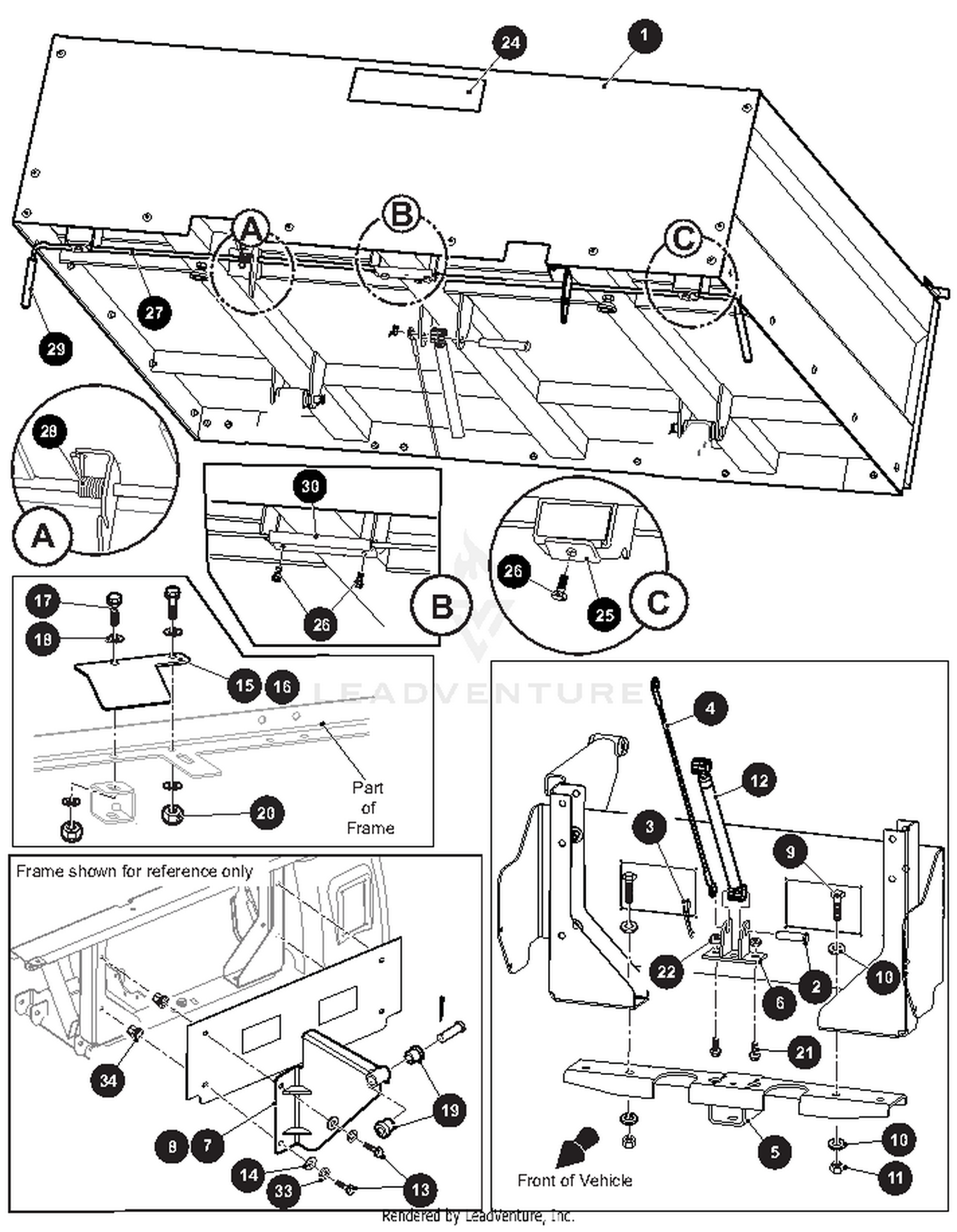 TRUCK BED - ALUMINUM