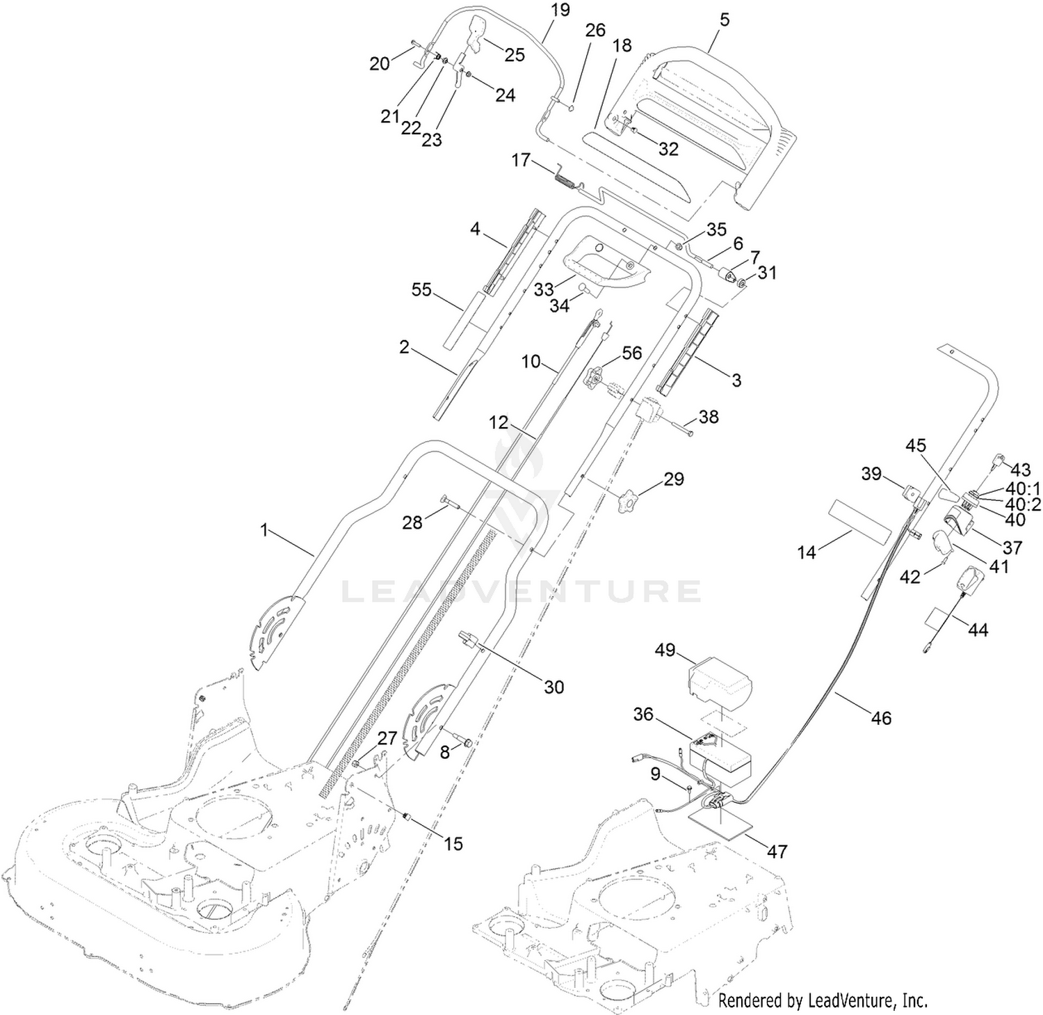 Handle and Electrical Assembly