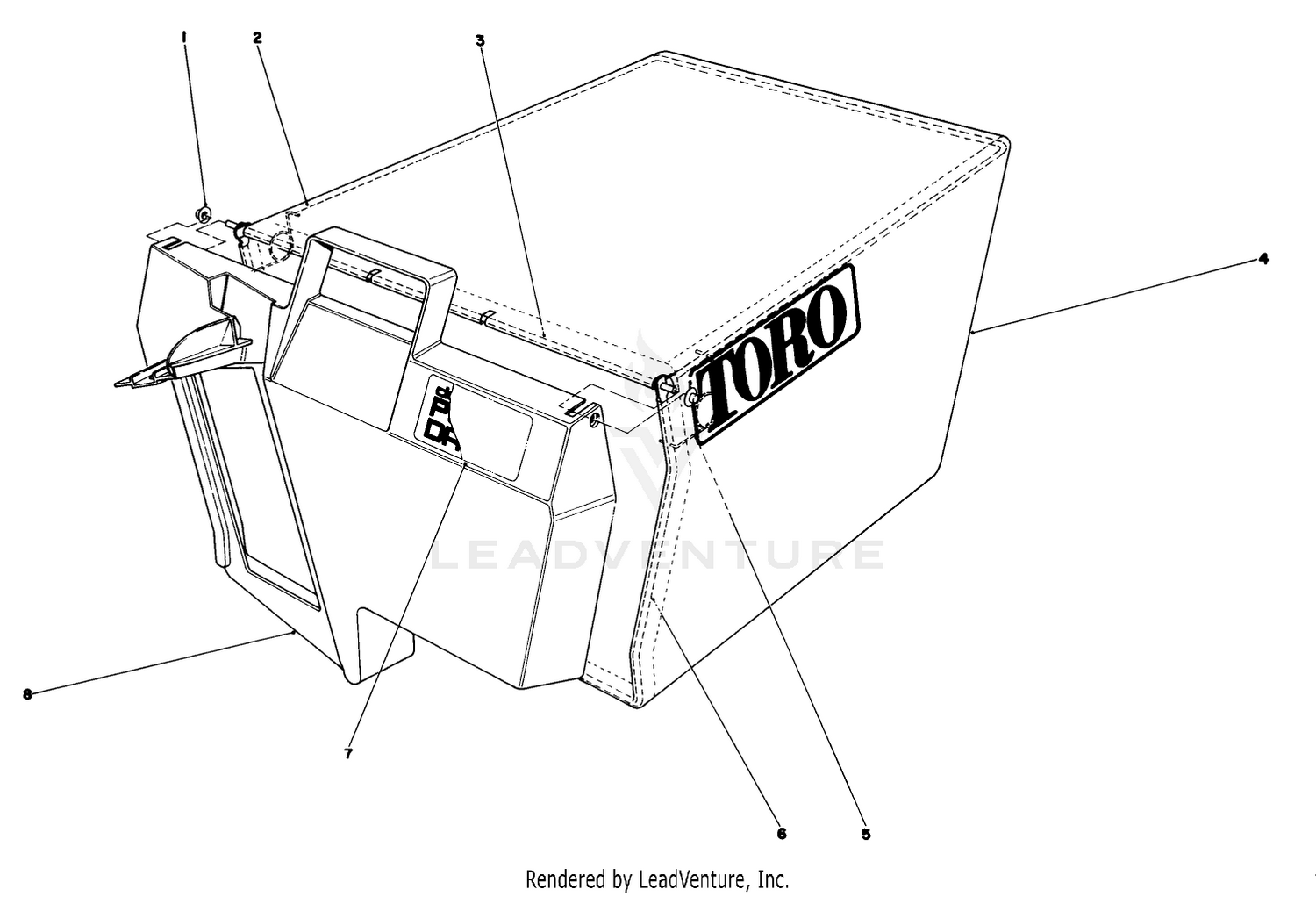 Grass Bag Assembly No. 11-0189