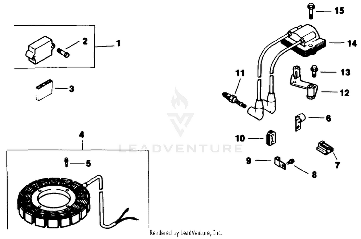 Ignition-Engine Kohler Model No. Mv16s-Type 56519